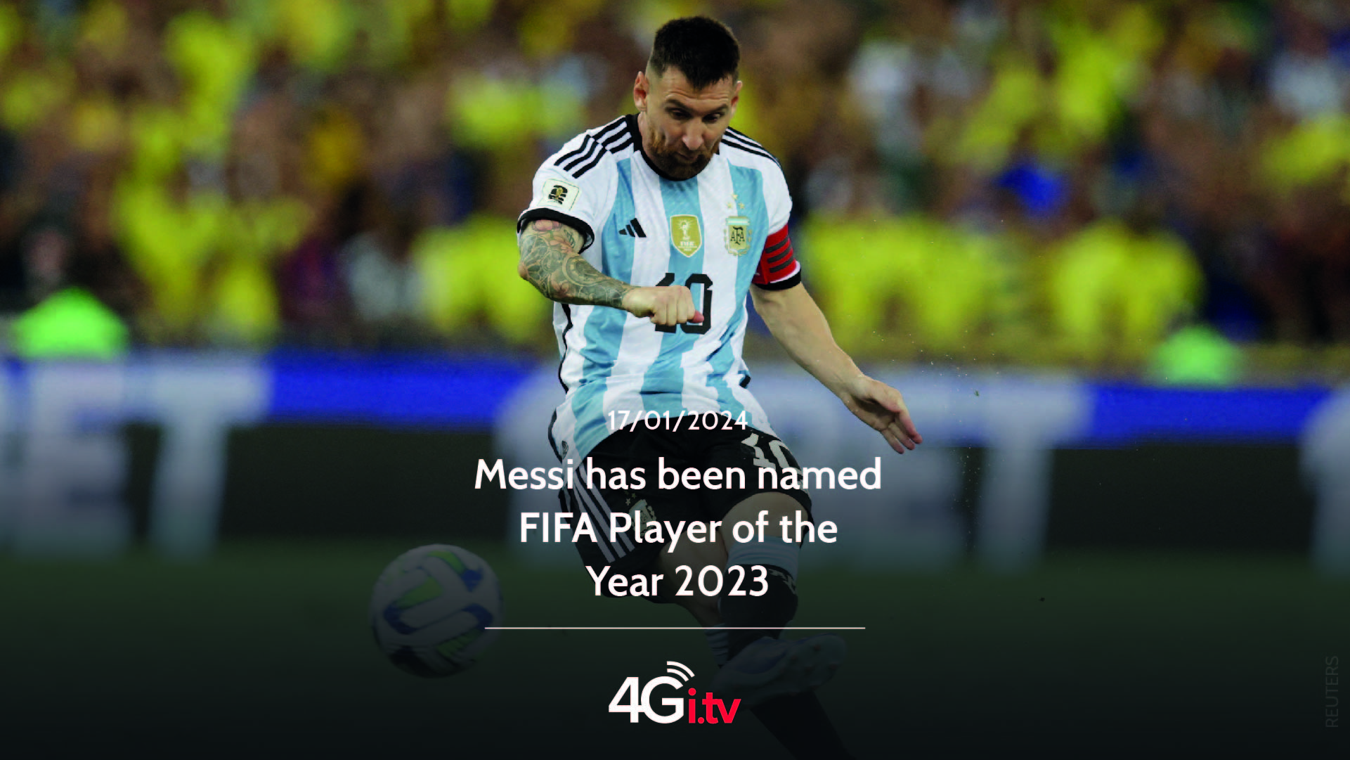 Lee más sobre el artículo Messi has been named FIFA Player of the Year 2023