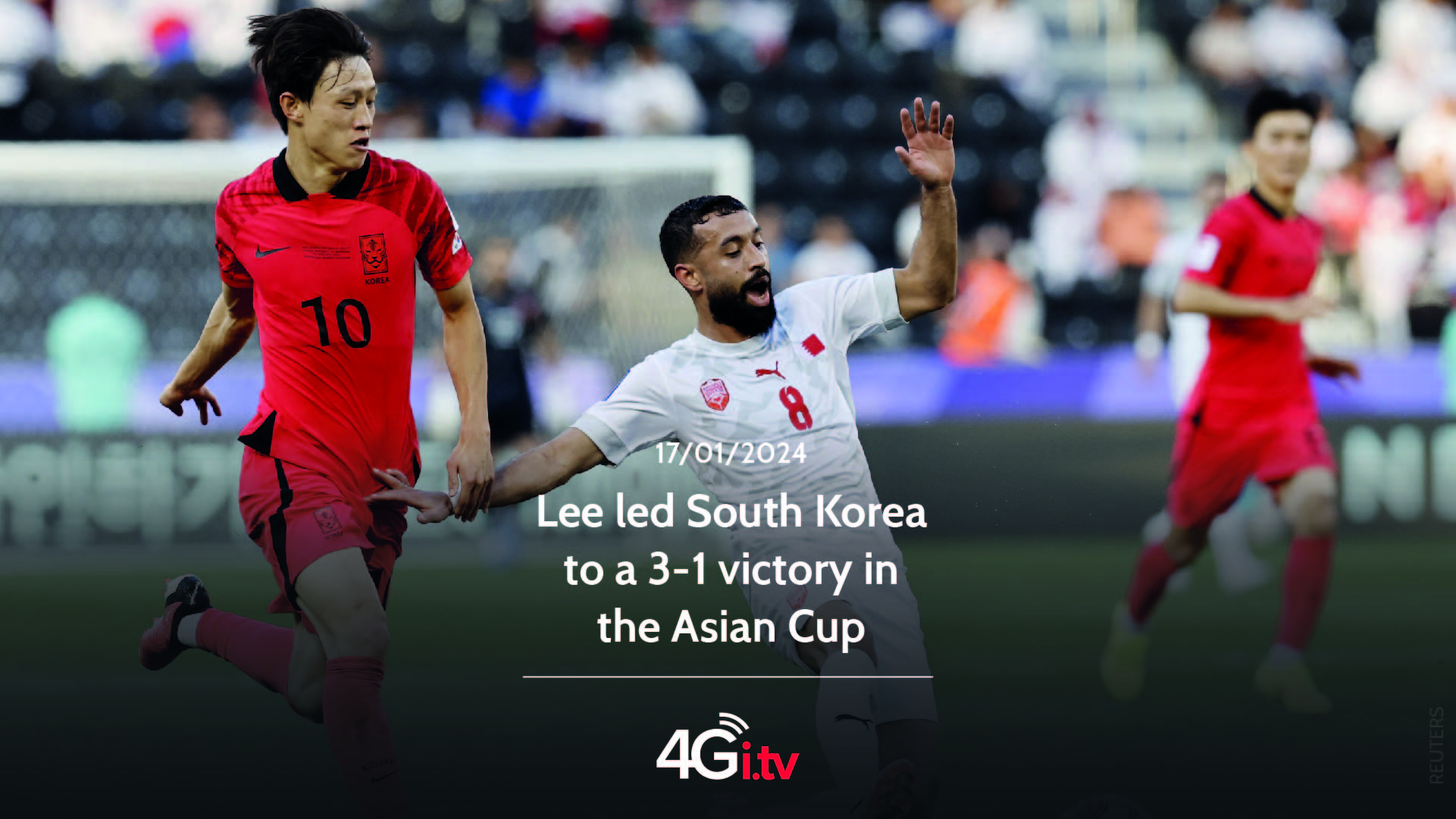 Lee más sobre el artículo Lee led South Korea to a 3-1 victory in the Asian Cup