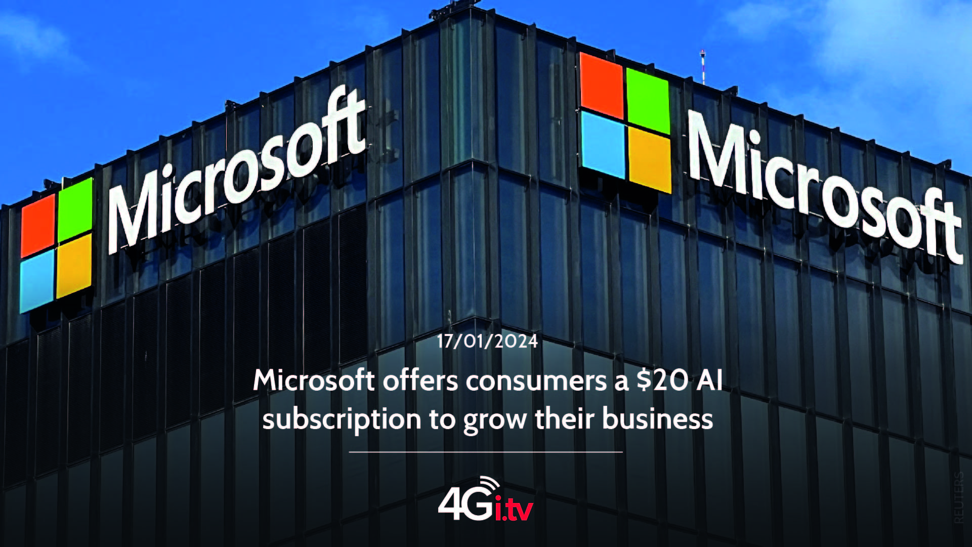 Read more about the article Microsoft offers consumers a $20 AI subscription to grow their business