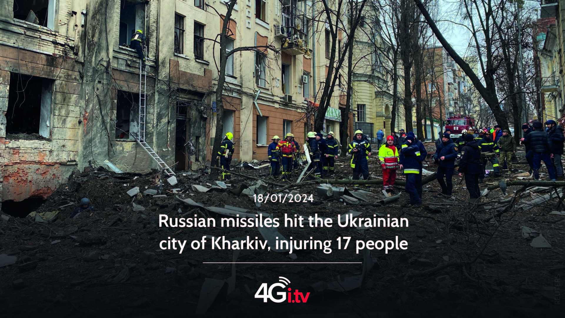 Lee más sobre el artículo Russian missiles hit the Ukrainian city of Kharkiv, injuring 17 people