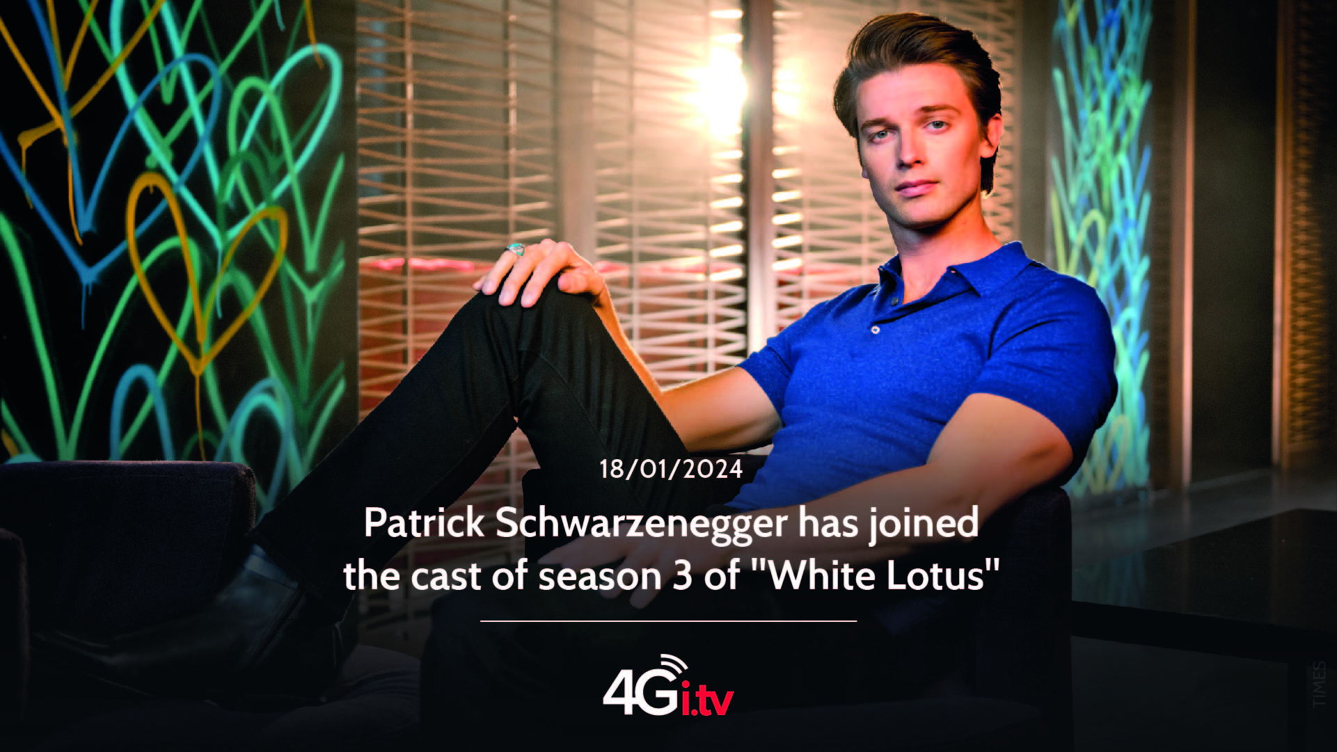 Подробнее о статье Patrick Schwarzenegger has joined the cast of season 3 of “White Lotus”