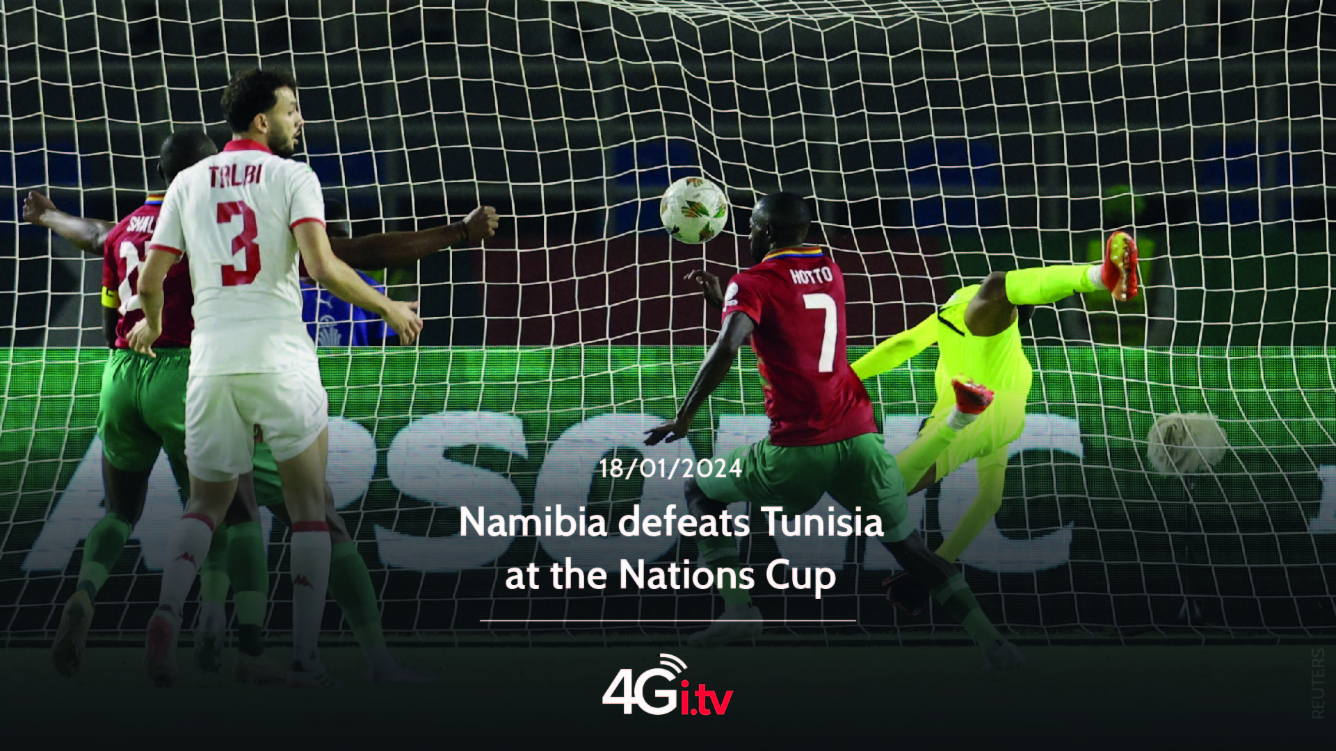 Read more about the article Namibia defeats Tunisia at the Nations Cup