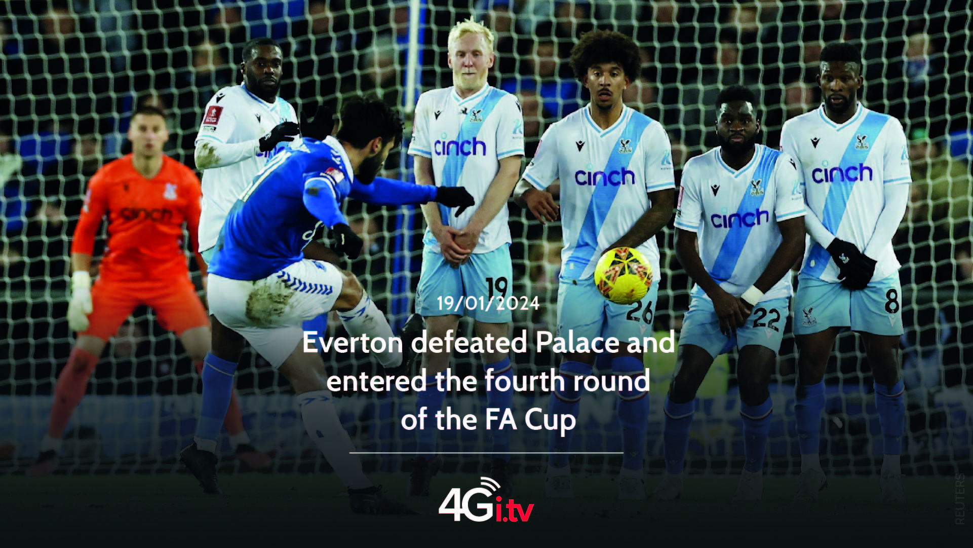Read more about the article Everton defeated Palace and entered the fourth round of the FA Cup