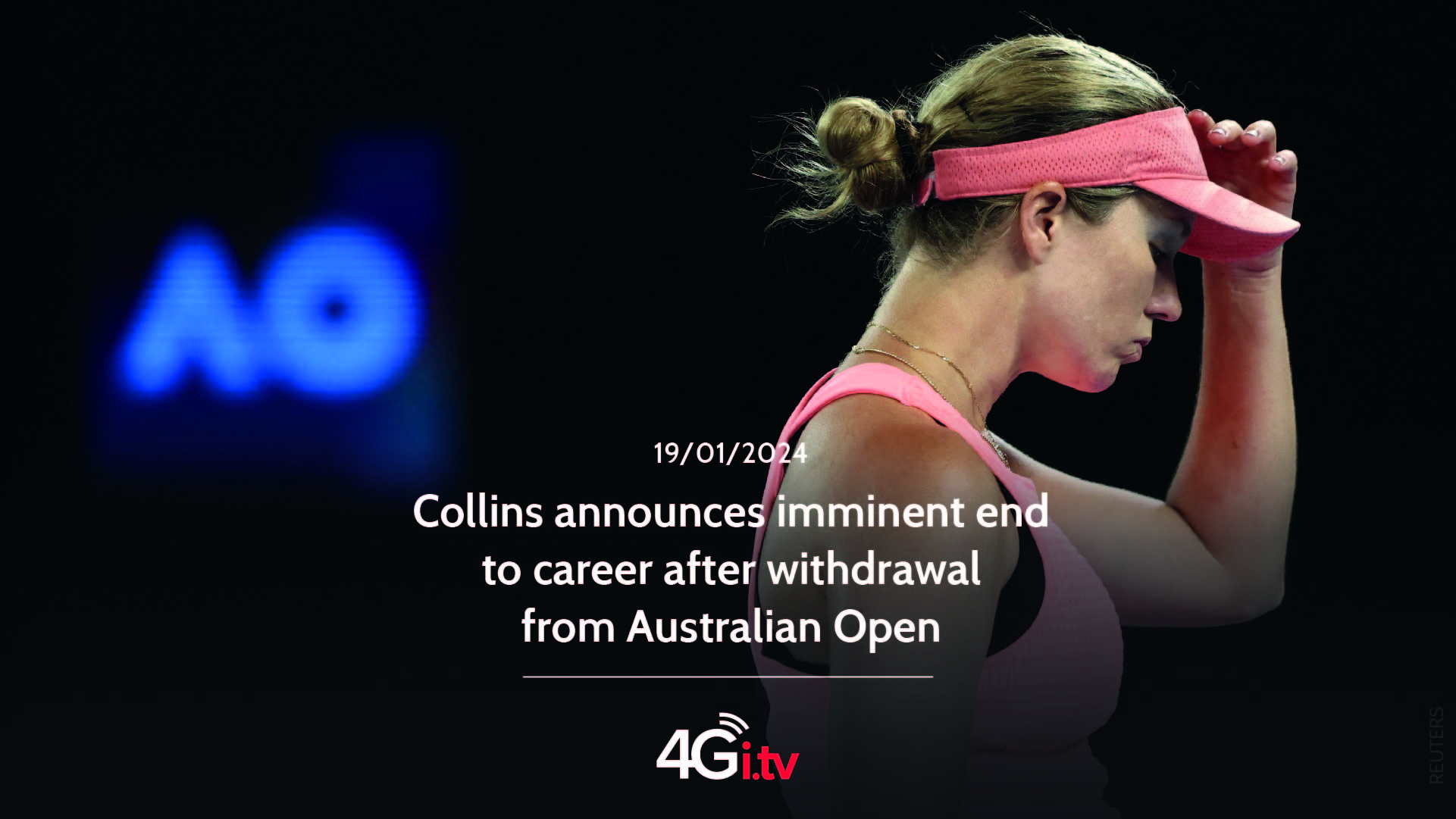 Read more about the article Collins announces imminent end to career after withdrawal from Australian Open
