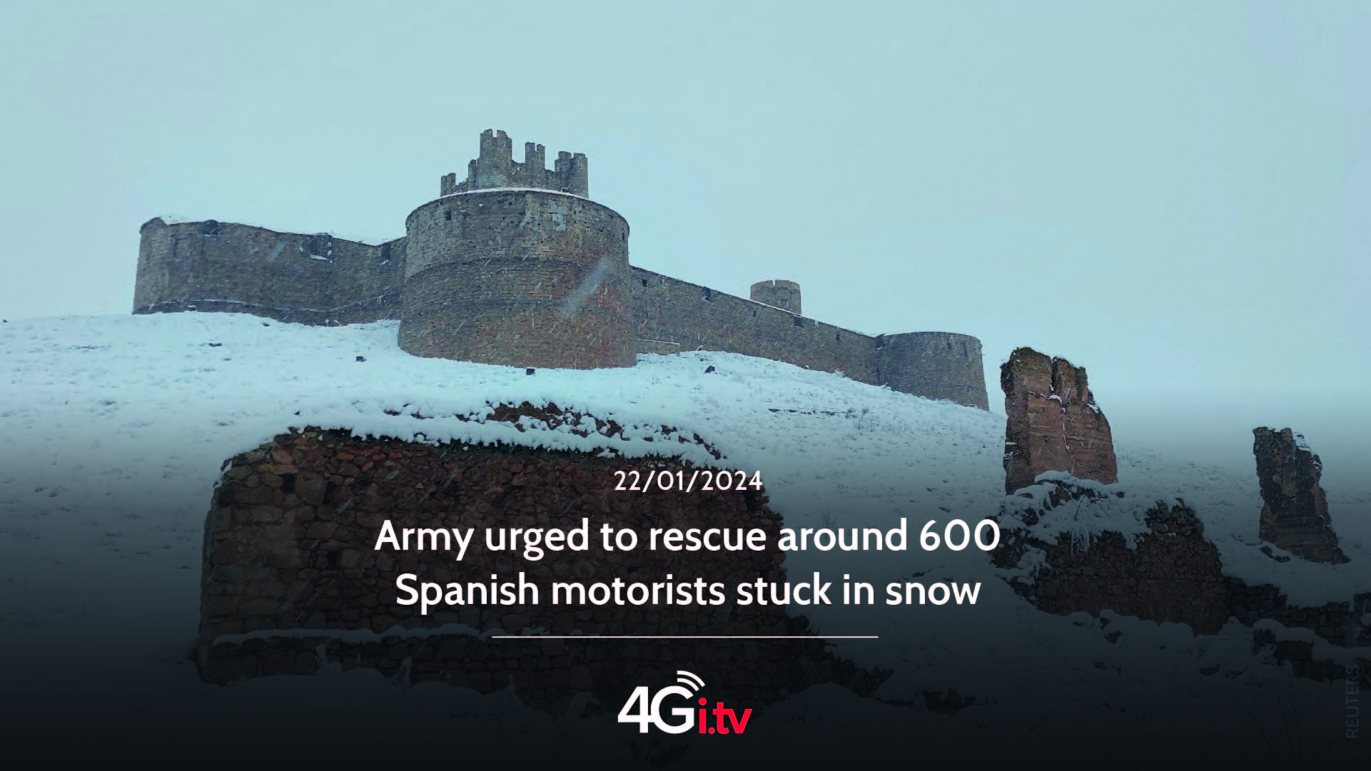 Подробнее о статье Army urged to rescue around 600 Spanish motorists stuck in snow