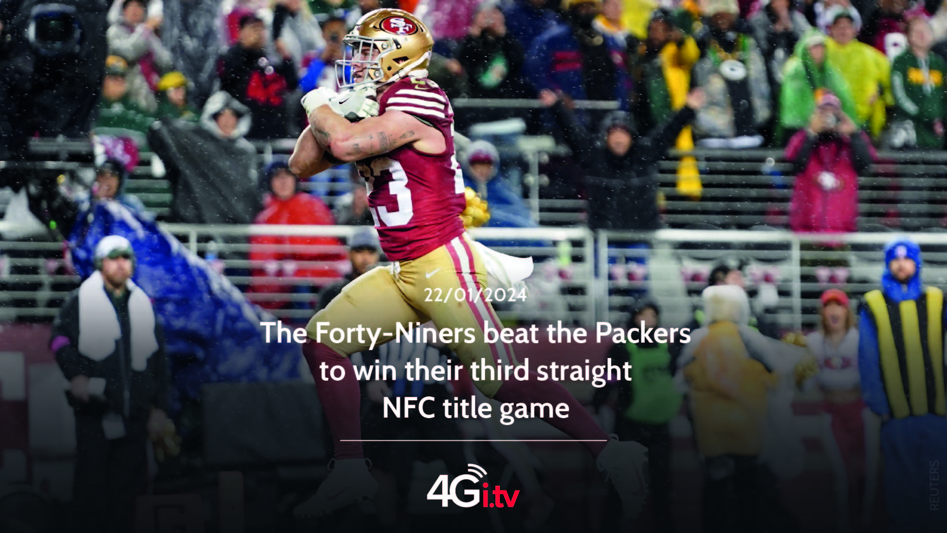 Read more about the article The Forty-Niners beat the Packers to win their third straight NFC title game