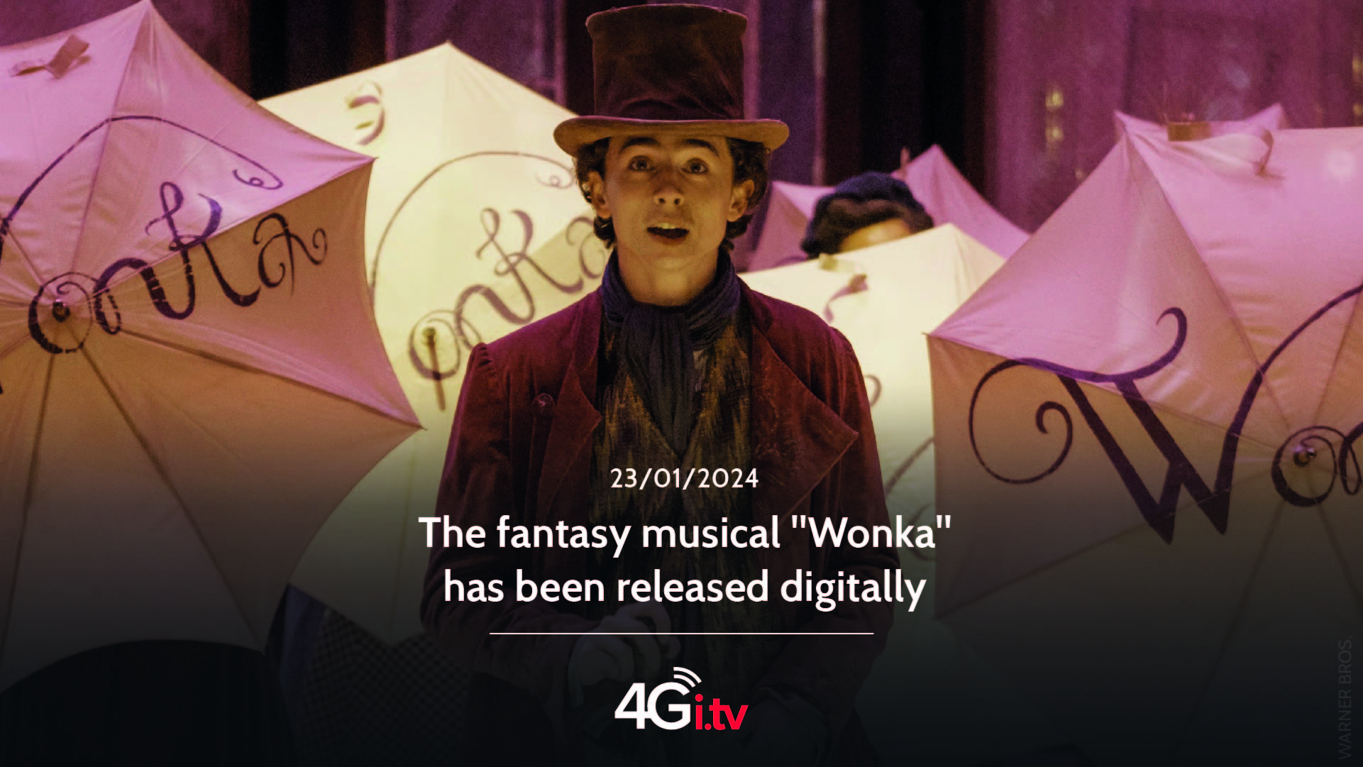 Read more about the article The fantasy musical “Wonka” has been released digitally