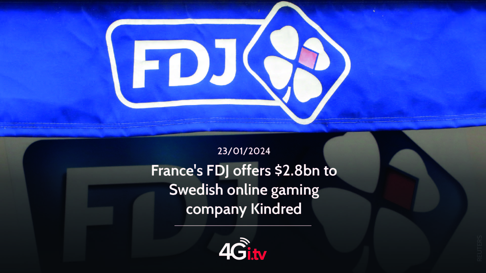 Read more about the article France’s FDJ offers $2.8bn to Swedish online gaming company Kindred
