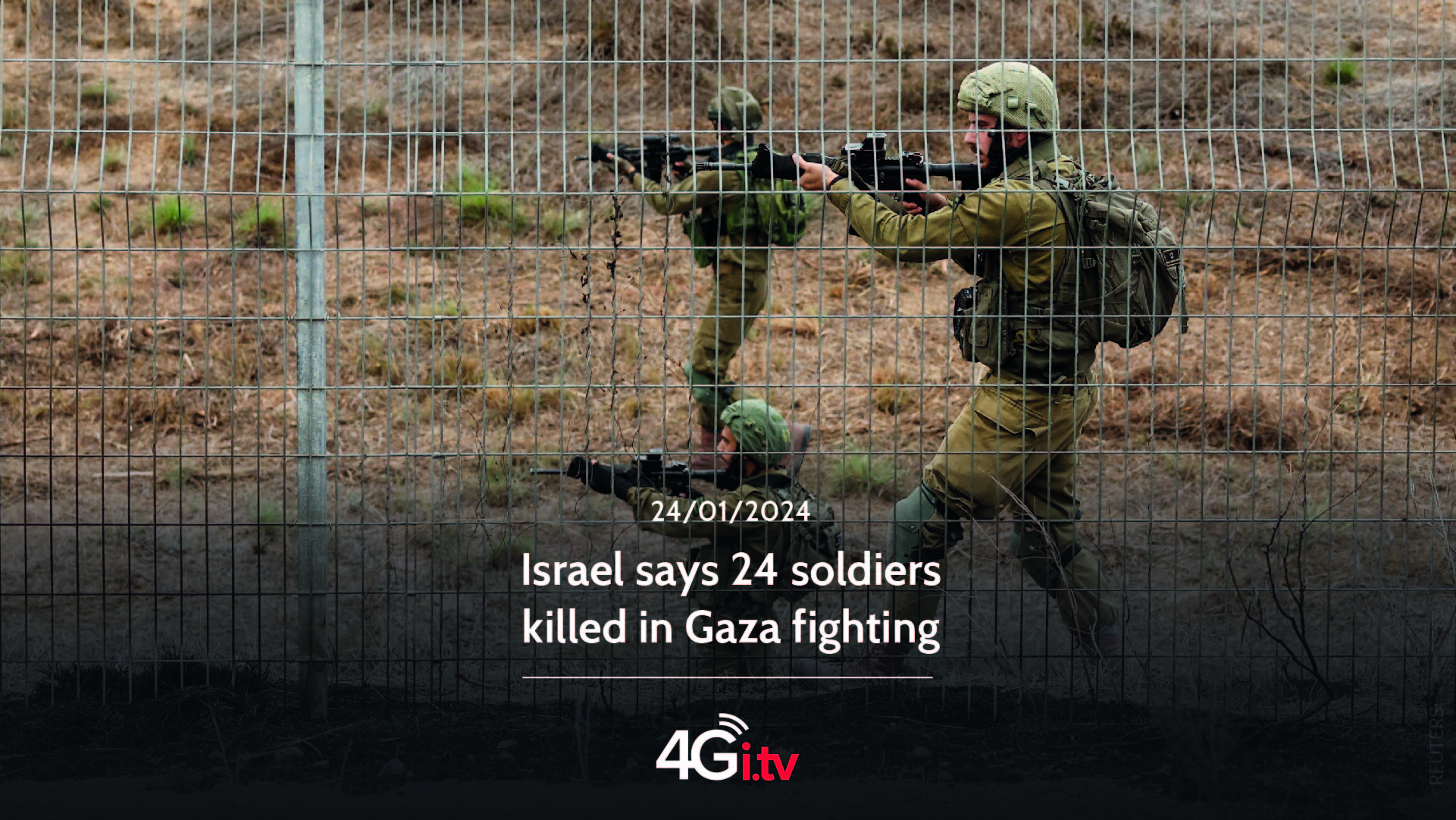 Read more about the article Israel says 24 soldiers killed in Gaza fighting