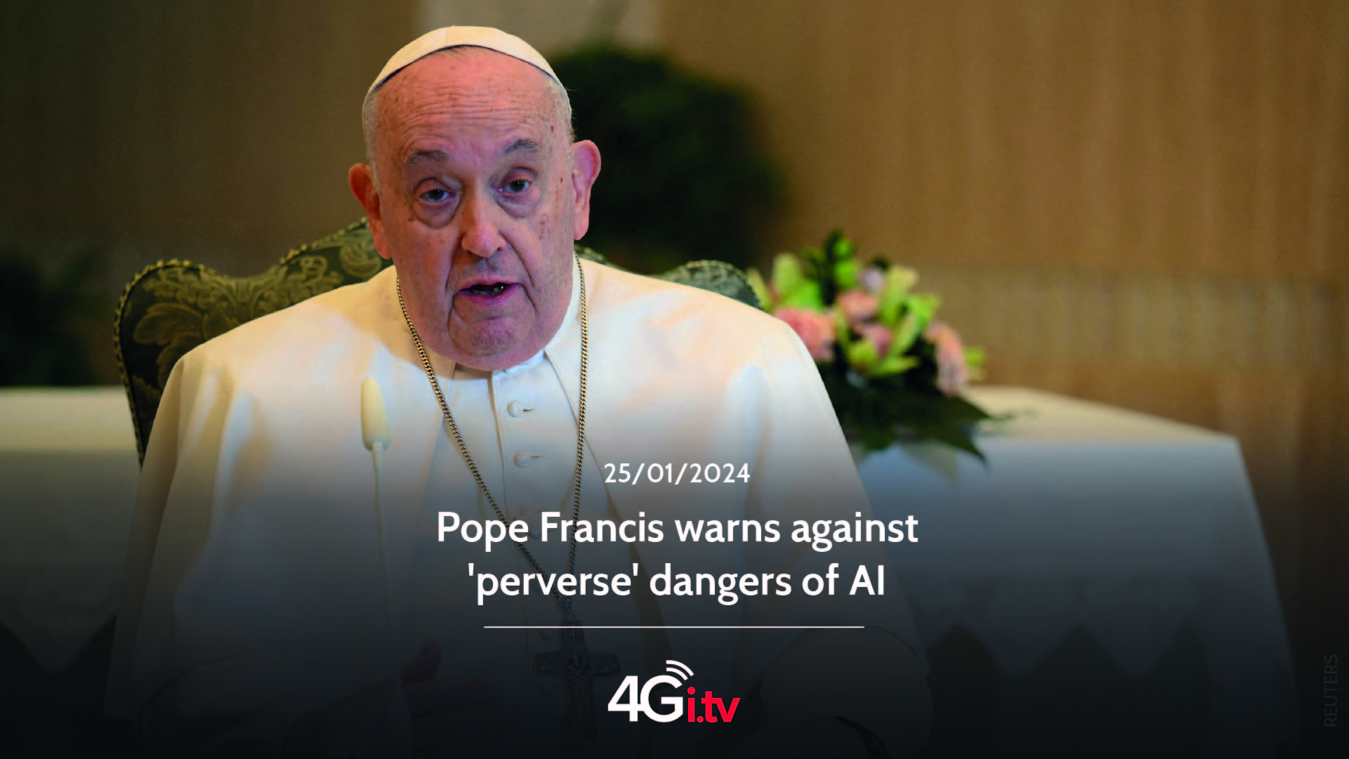 Read more about the article Pope Francis warns against ‘perverse’ dangers of AI