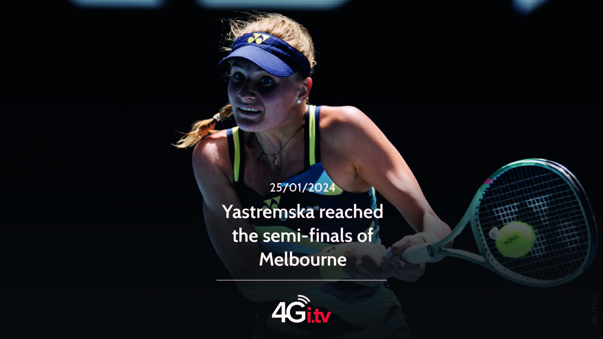 Read more about the article Yastremska reached the semi-finals of Melbourne