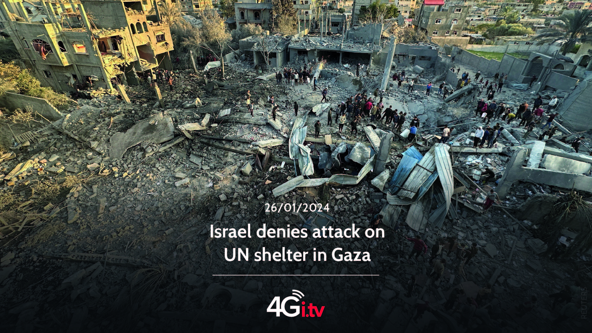 Read more about the article Israel denies attack on UN shelter in Gaza