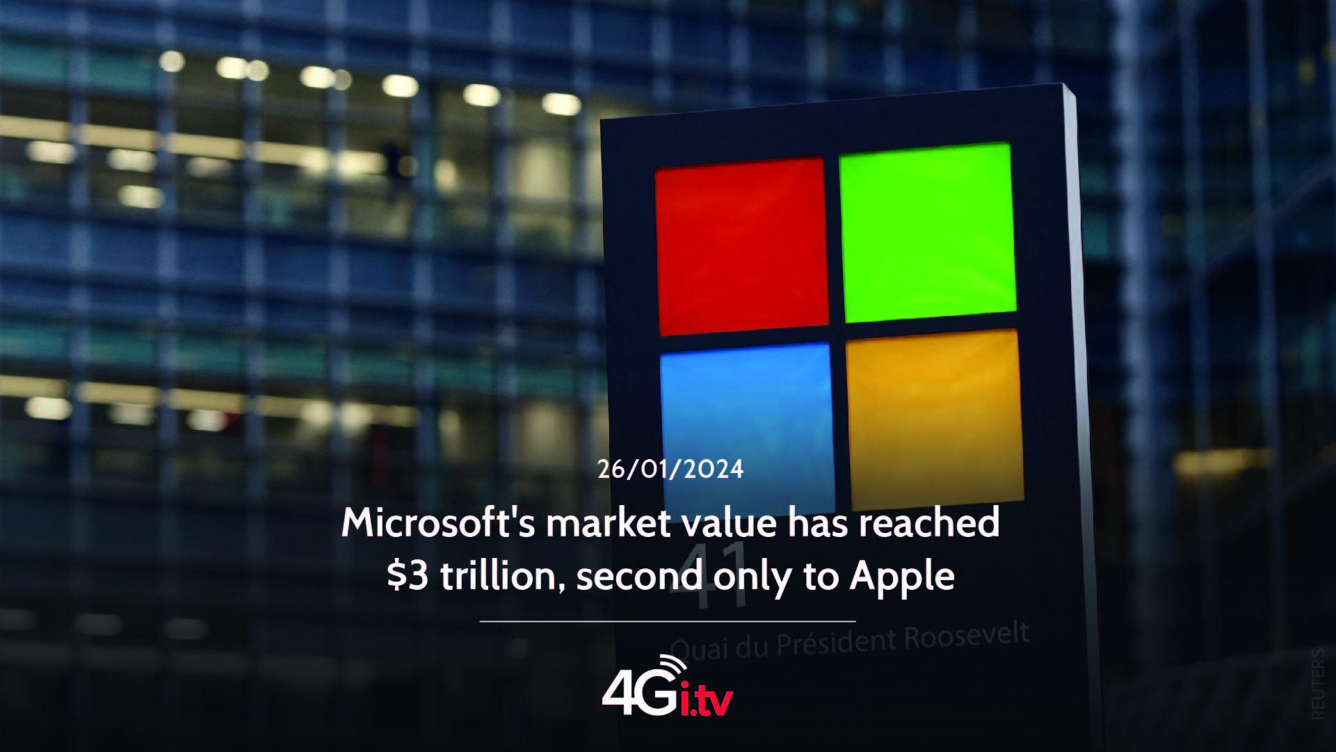 Read more about the article Microsoft’s market value has reached $3 trillion, second only to Apple