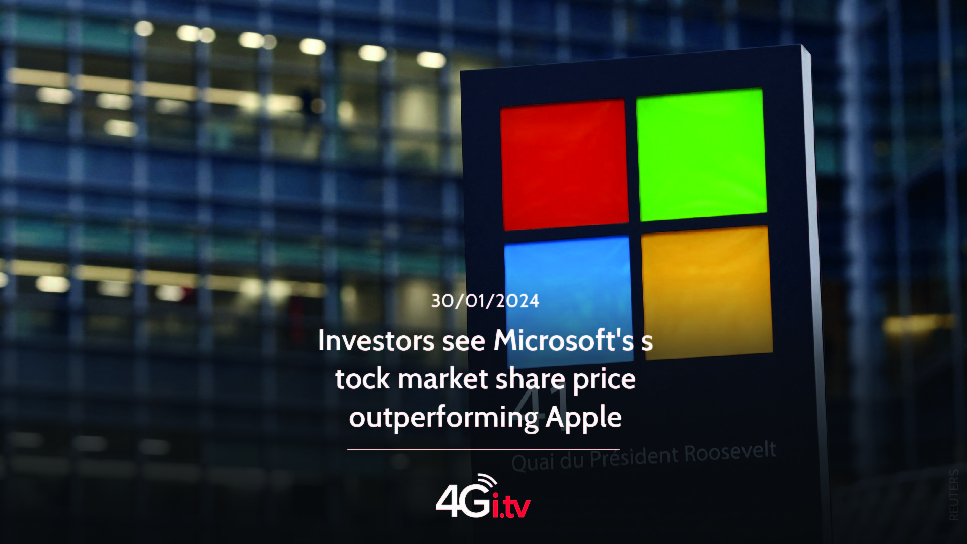 Read more about the article Investors see Microsoft’s stock market share price outperforming Apple