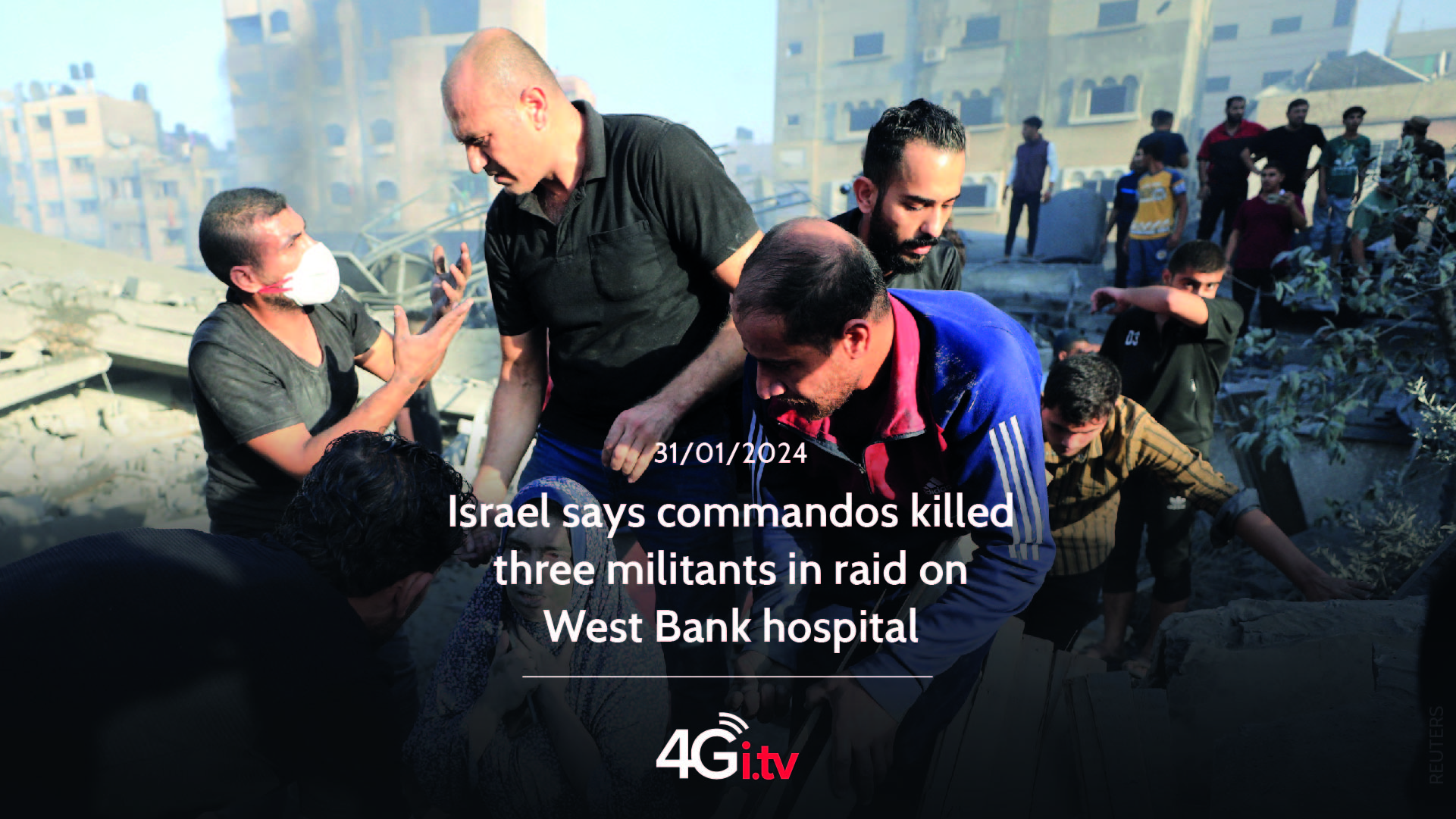Read more about the article Israel says commandos killed three militants in raid on West Bank hospital