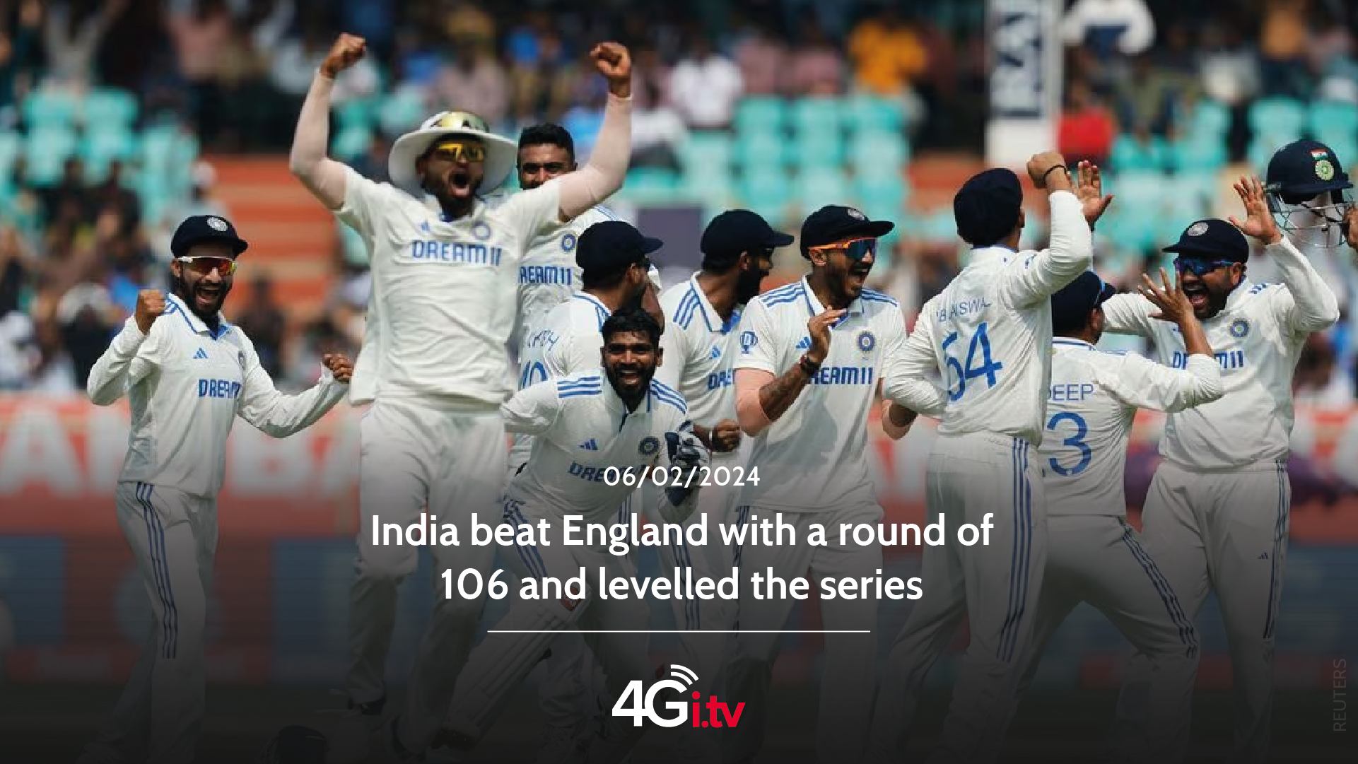Read more about the article India beat England with a round of 106 and levelled the series