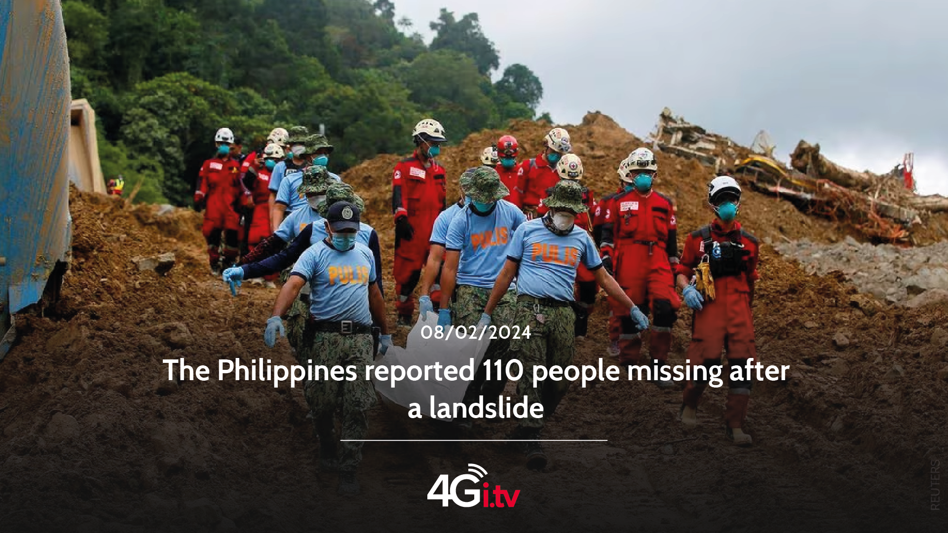 Подробнее о статье The Philippines reported 110 people missing after a landslide 