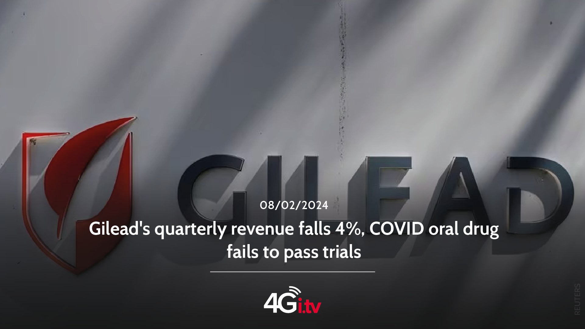Подробнее о статье Gilead’s quarterly revenue falls 4%, COVID oral drug fails to pass trials 