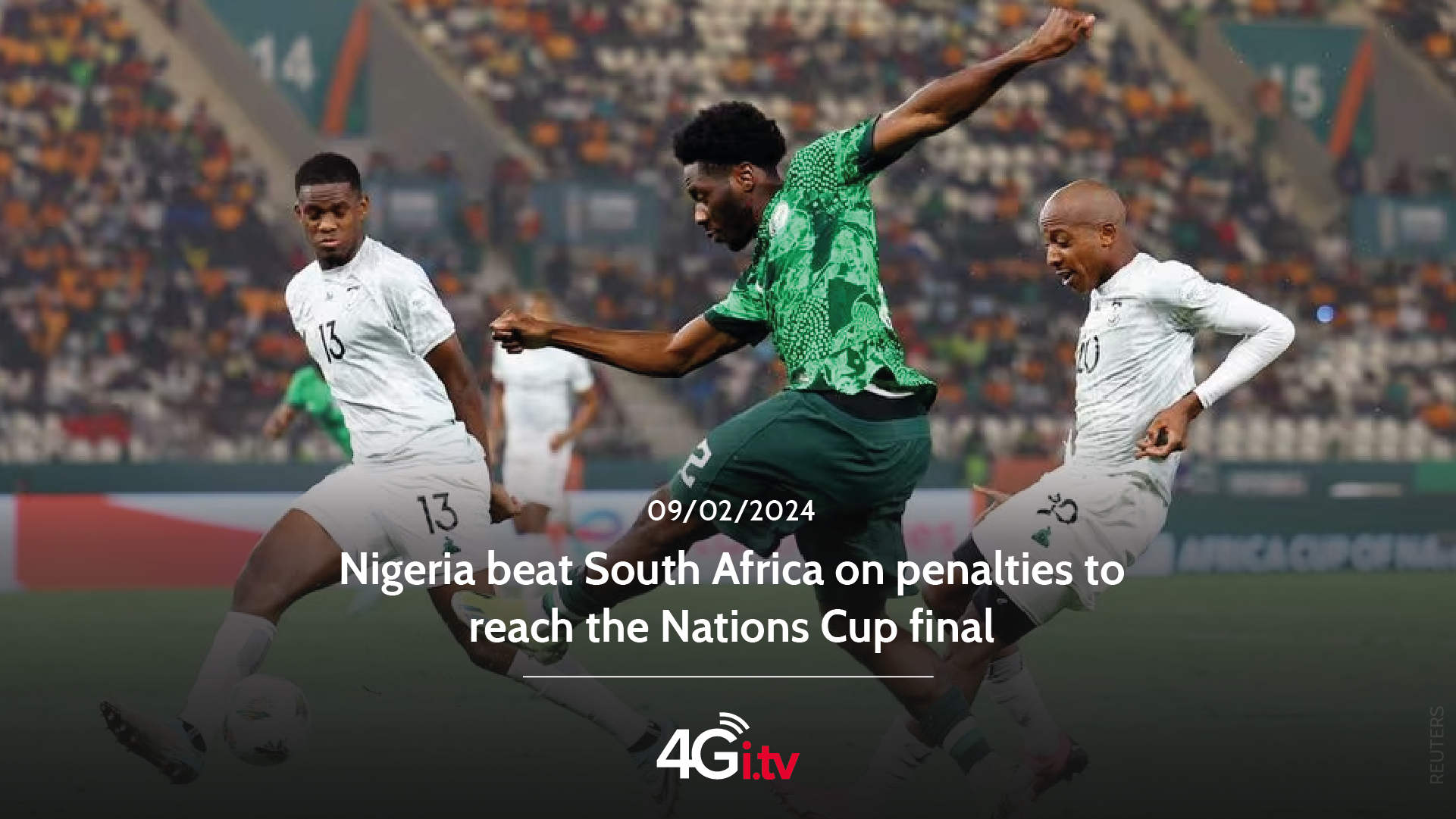 Lee más sobre el artículo Nigeria beat South Africa on penalties to reach the Nations Cup final 