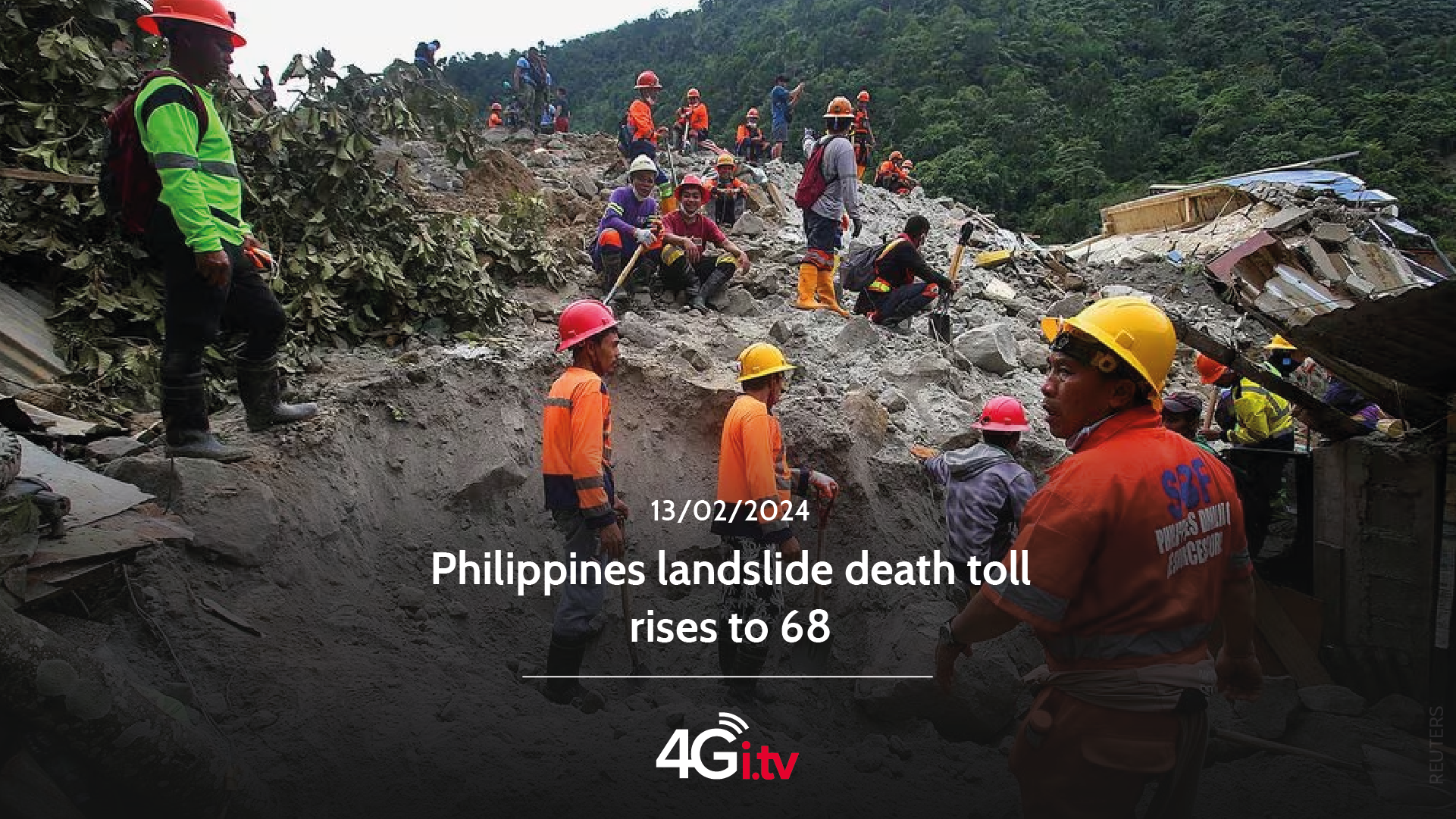 Read more about the article Philippines landslide death toll rises to 68 