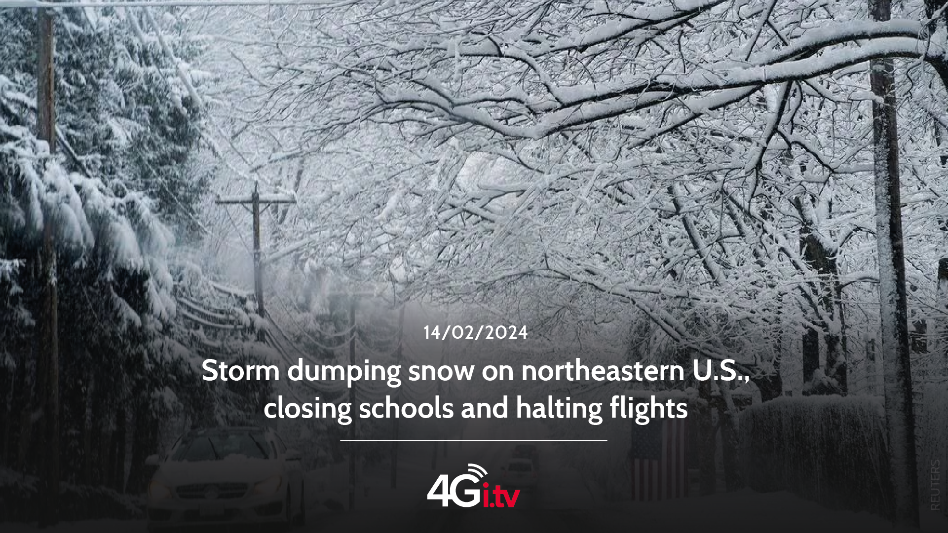 Read more about the article Storm dumping snow on northeastern U.S., closing schools and halting flights  