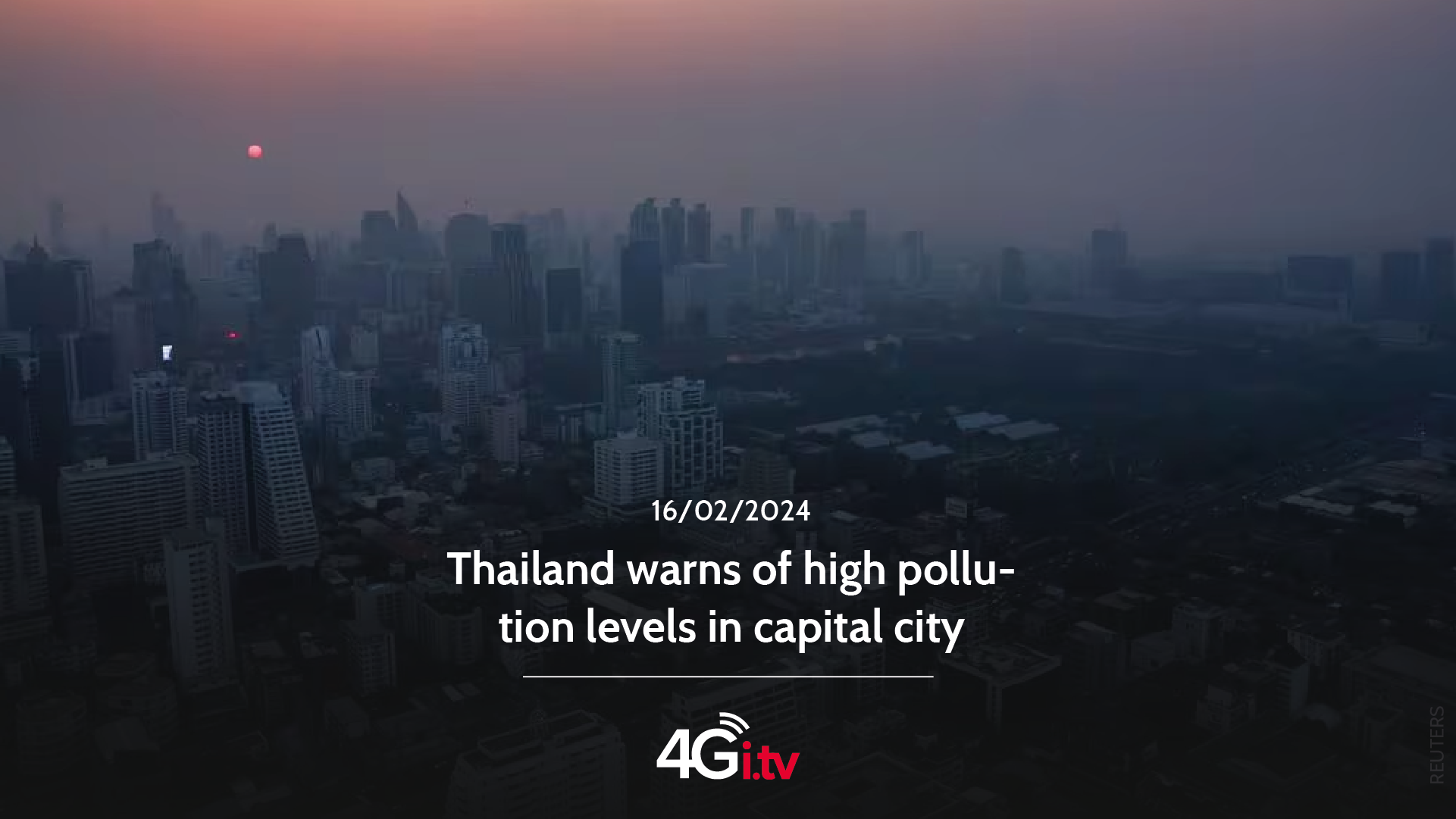 Read more about the article Thailand warns of high pollution levels in capital city 