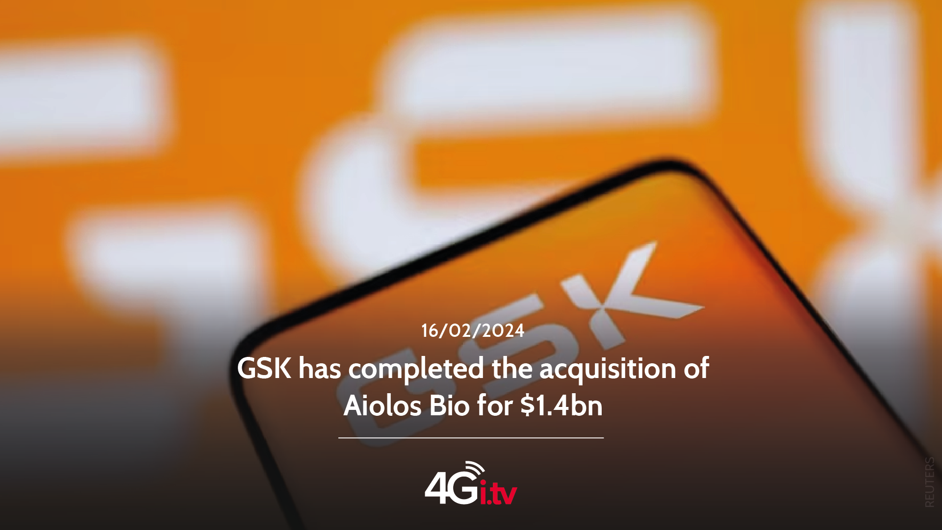 Read more about the article GSK has completed the acquisition of Aiolos Bio for $1.4bn