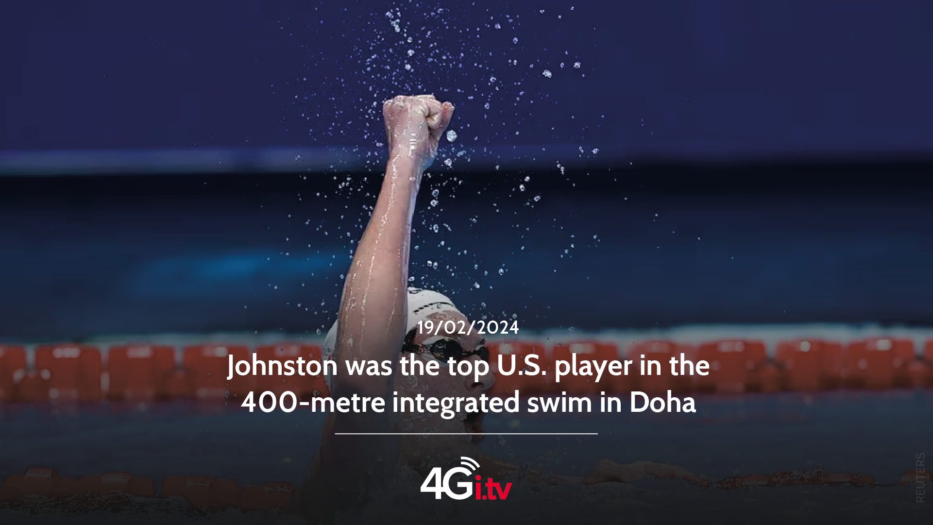 Lesen Sie mehr über den Artikel Johnston was the top U.S. player in the 400-metre integrated swim in Doha 