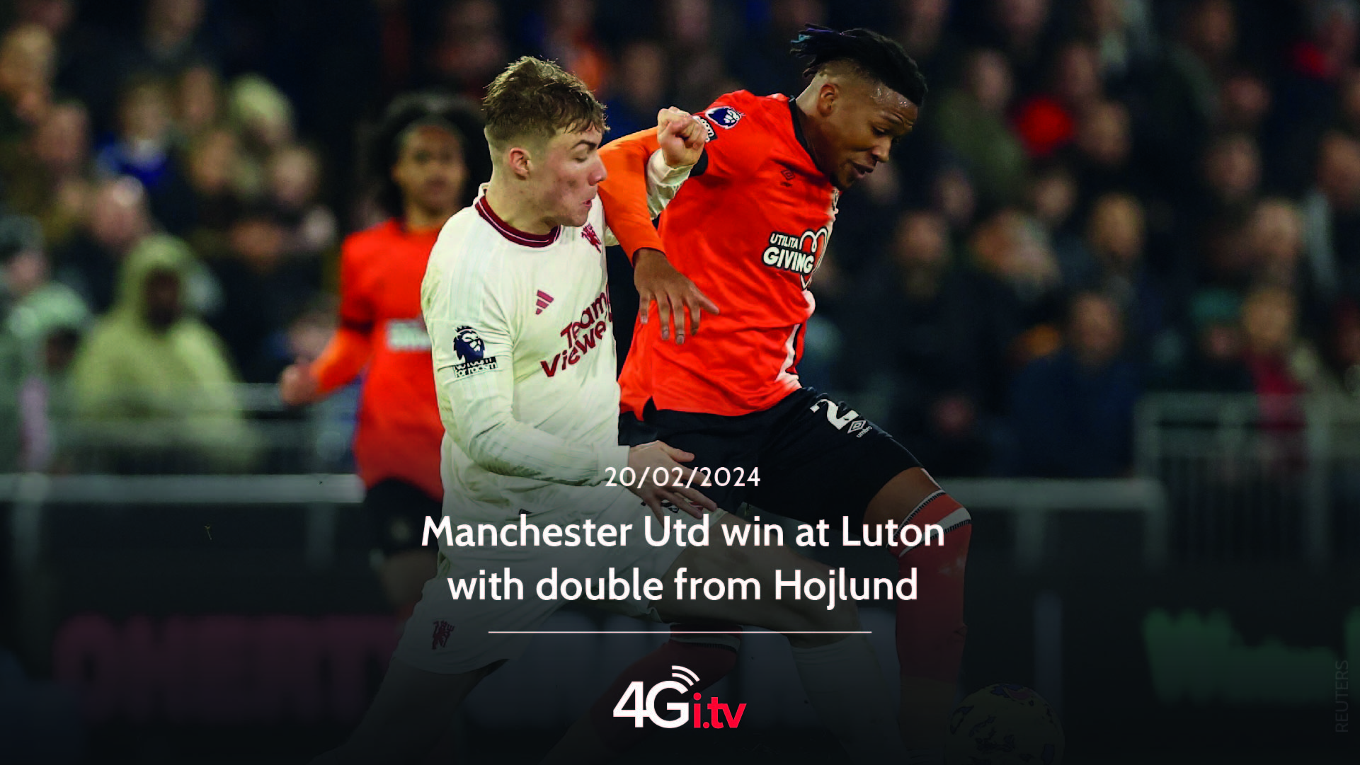 Read more about the article Manchester Utd win at Luton with double from Hojlund