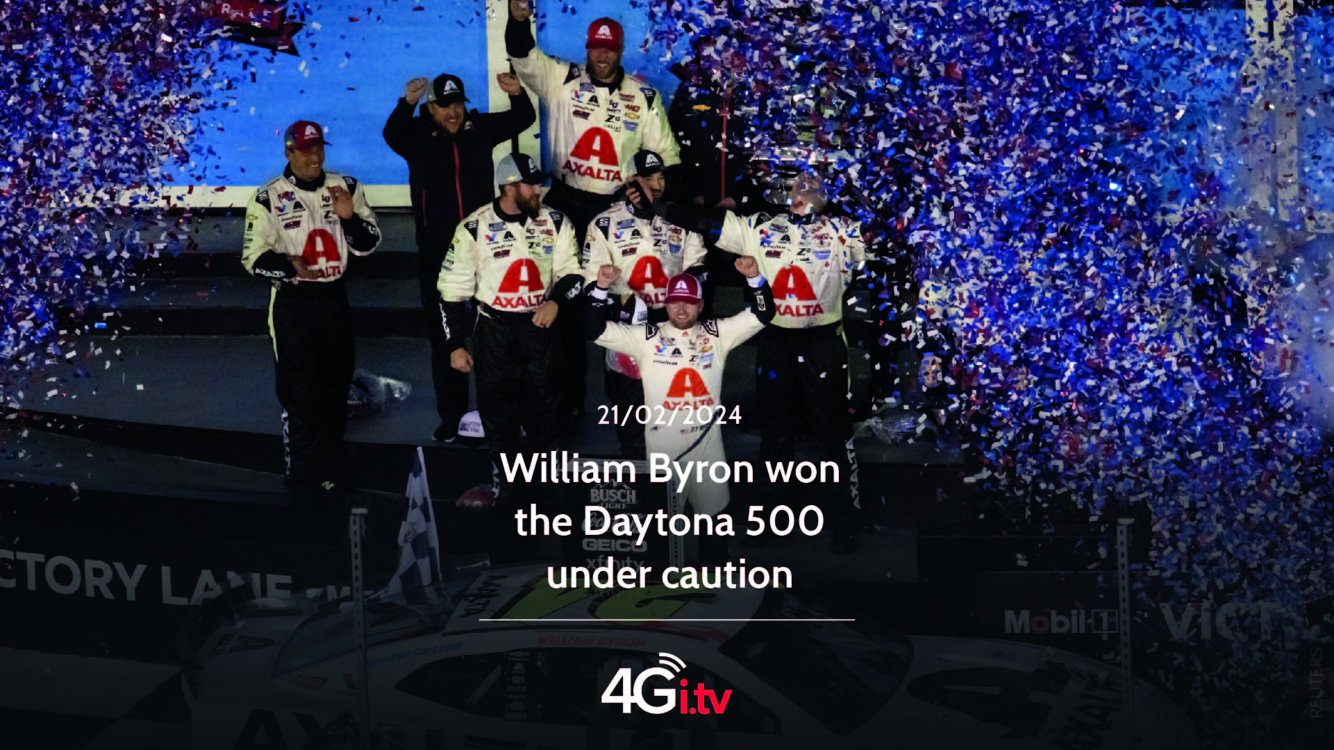 Read more about the article William Byron won the Daytona 500 under caution