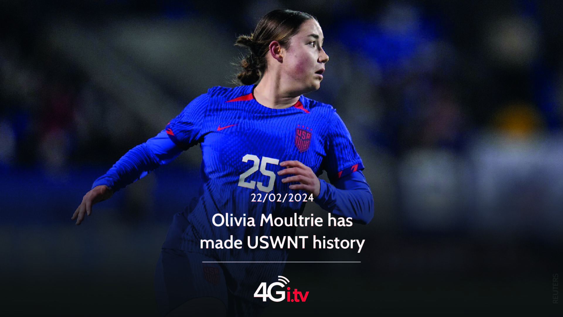 Read more about the article Olivia Moultrie has made USWNT history