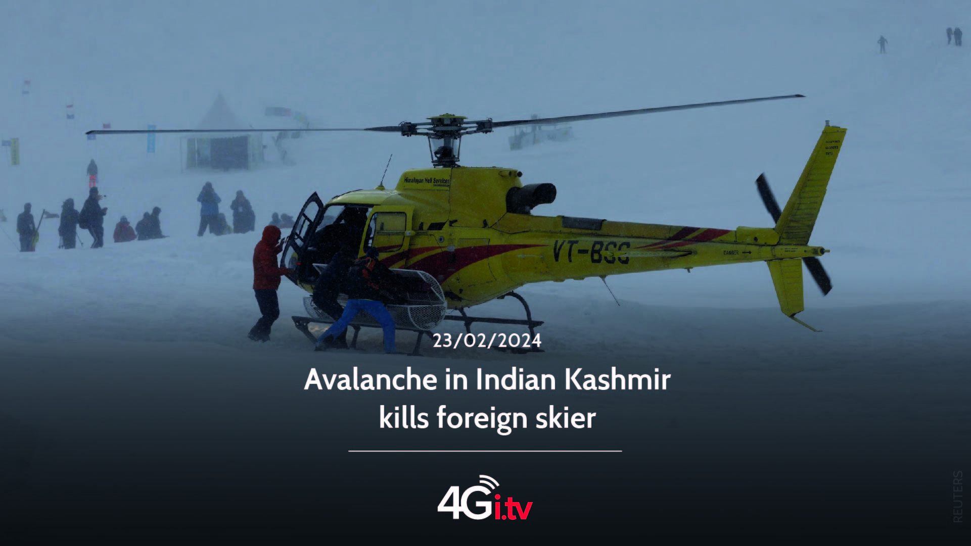 Read more about the article Avalanche in Indian Kashmir kills foreign skier