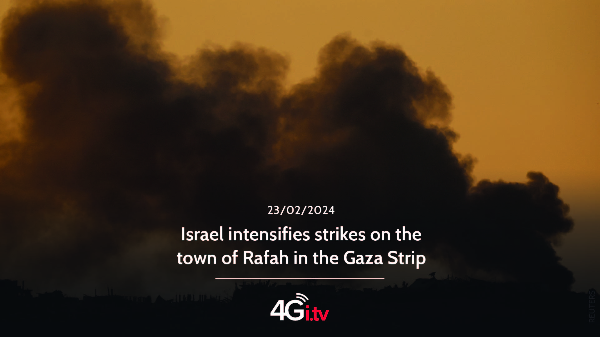 Read more about the article Israel intensifies strikes on the town of Rafah in the Gaza Strip
