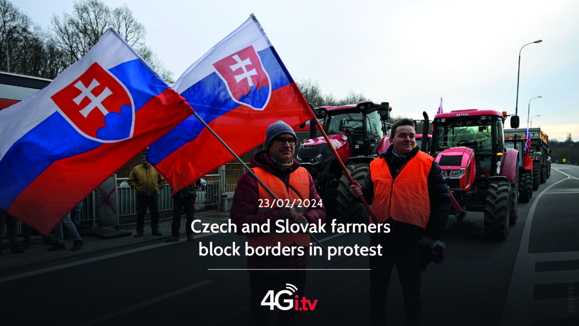 Read more about the article Czech and Slovak farmers block borders in protest