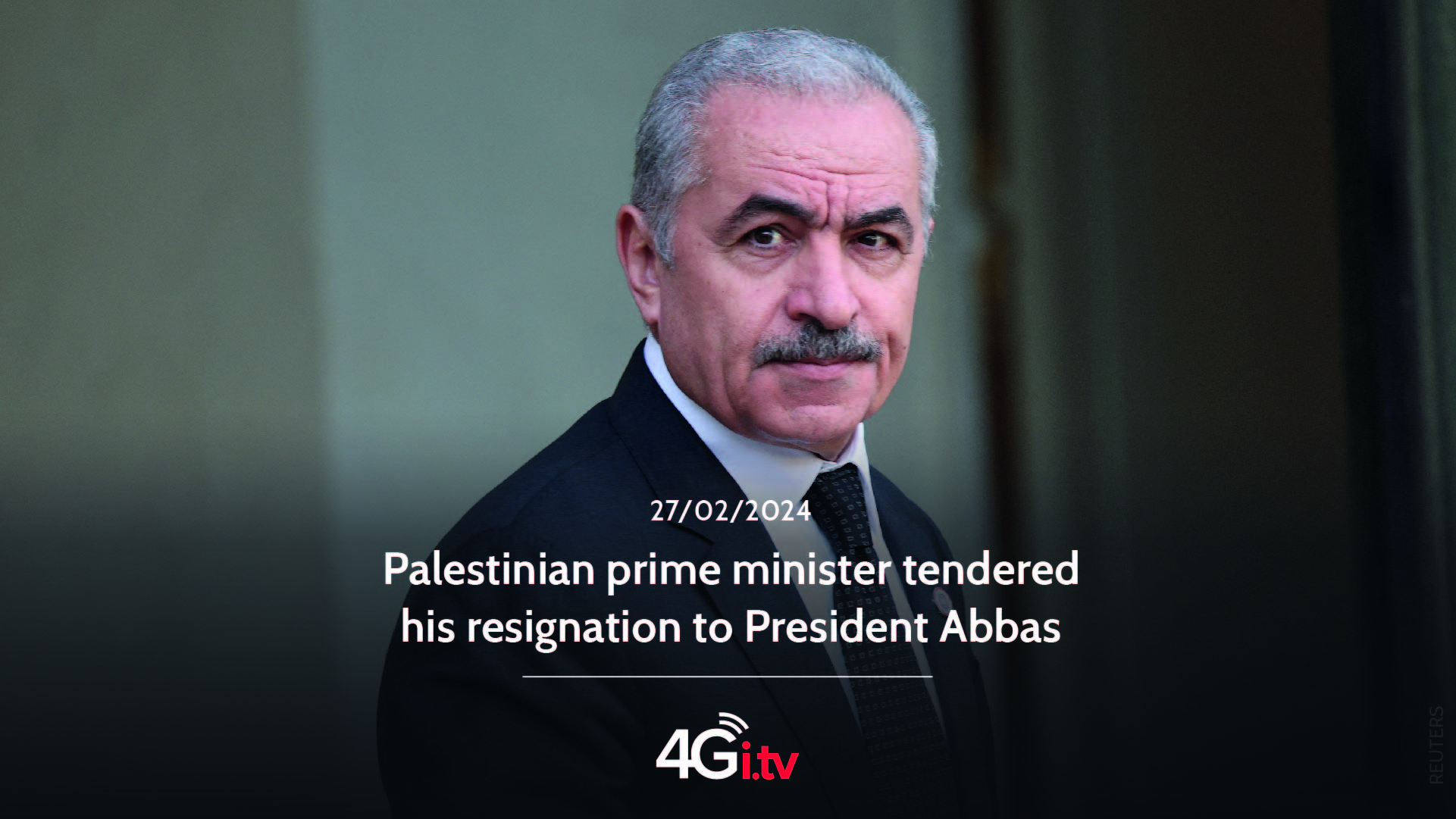 Lesen Sie mehr über den Artikel Palestinian prime minister tendered his resignation to President Abbas