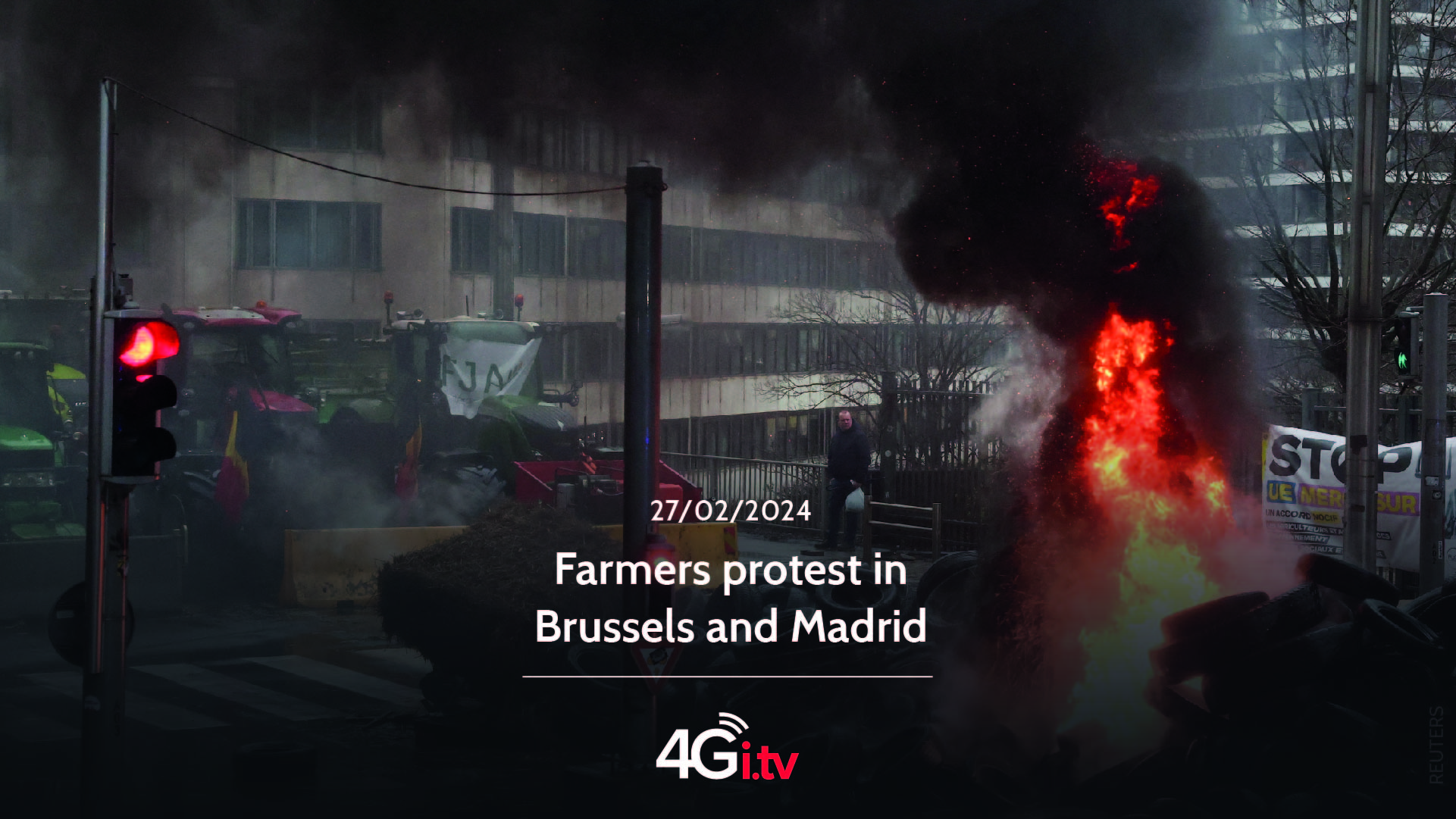 Read more about the article Farmers protest in Brussels and Madrid