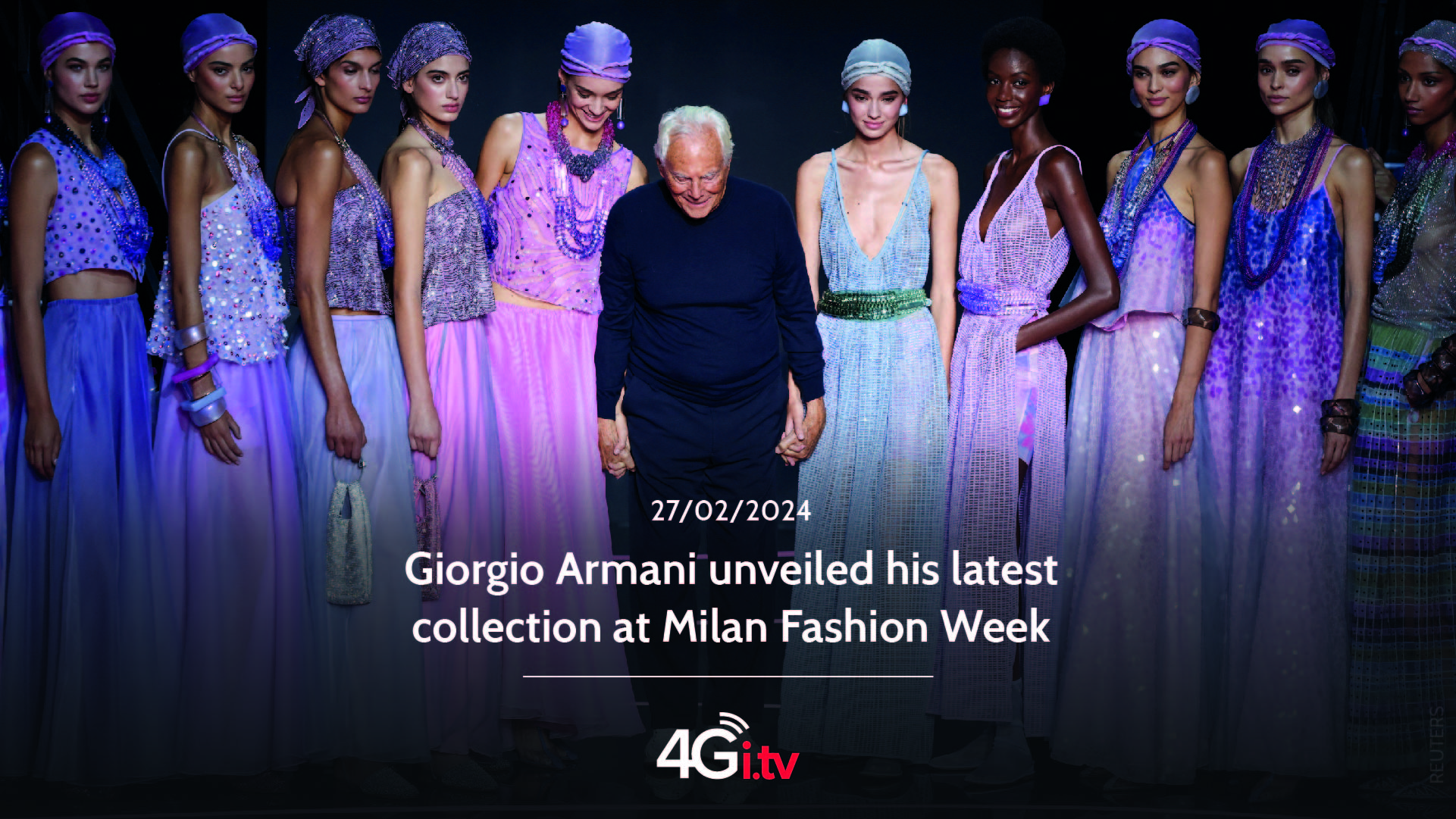 Lesen Sie mehr über den Artikel Giorgio Armani unveiled his latest collection at Milan Fashion Week