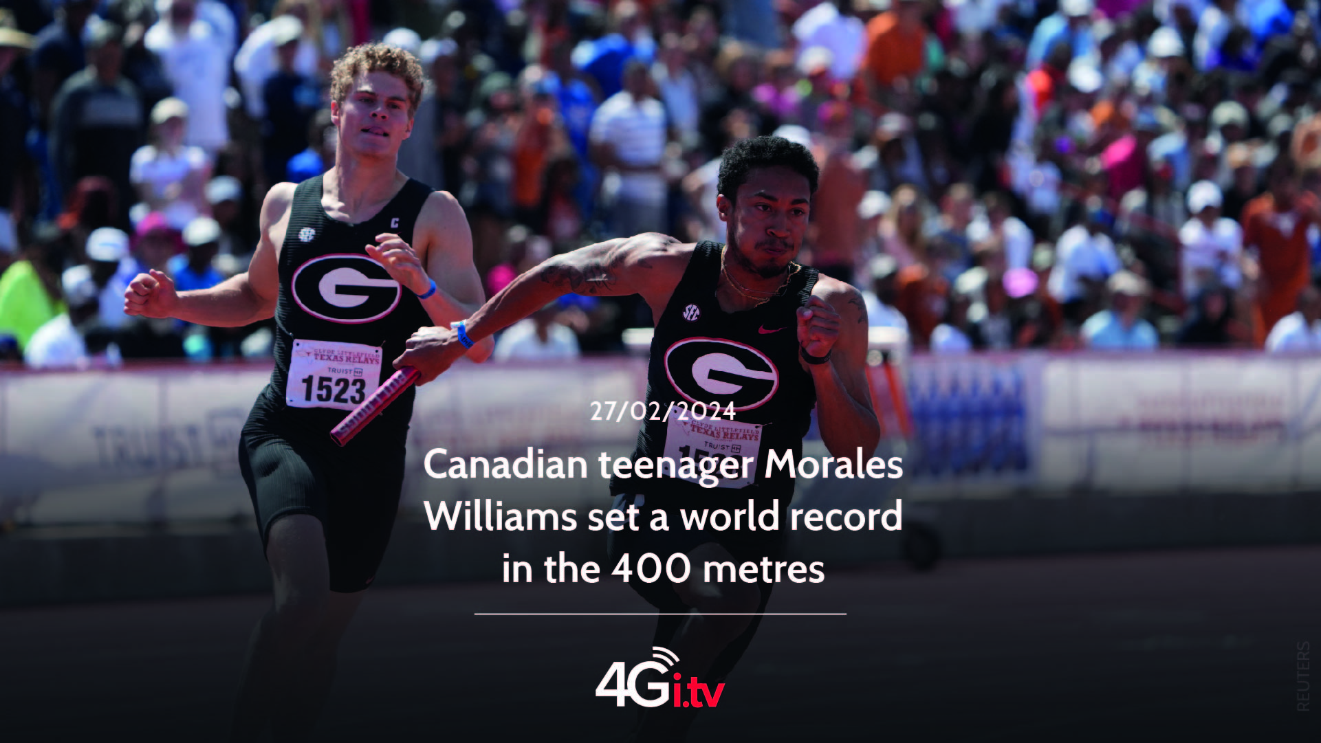 Read more about the article Canadian teenager Morales Williams set a world record in the 400 metres 