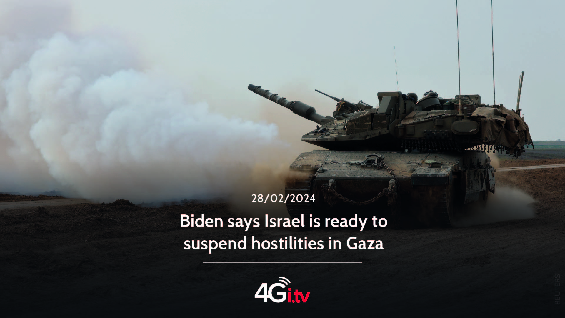 Read more about the article Biden says Israel is ready to suspend hostilities in Gaza