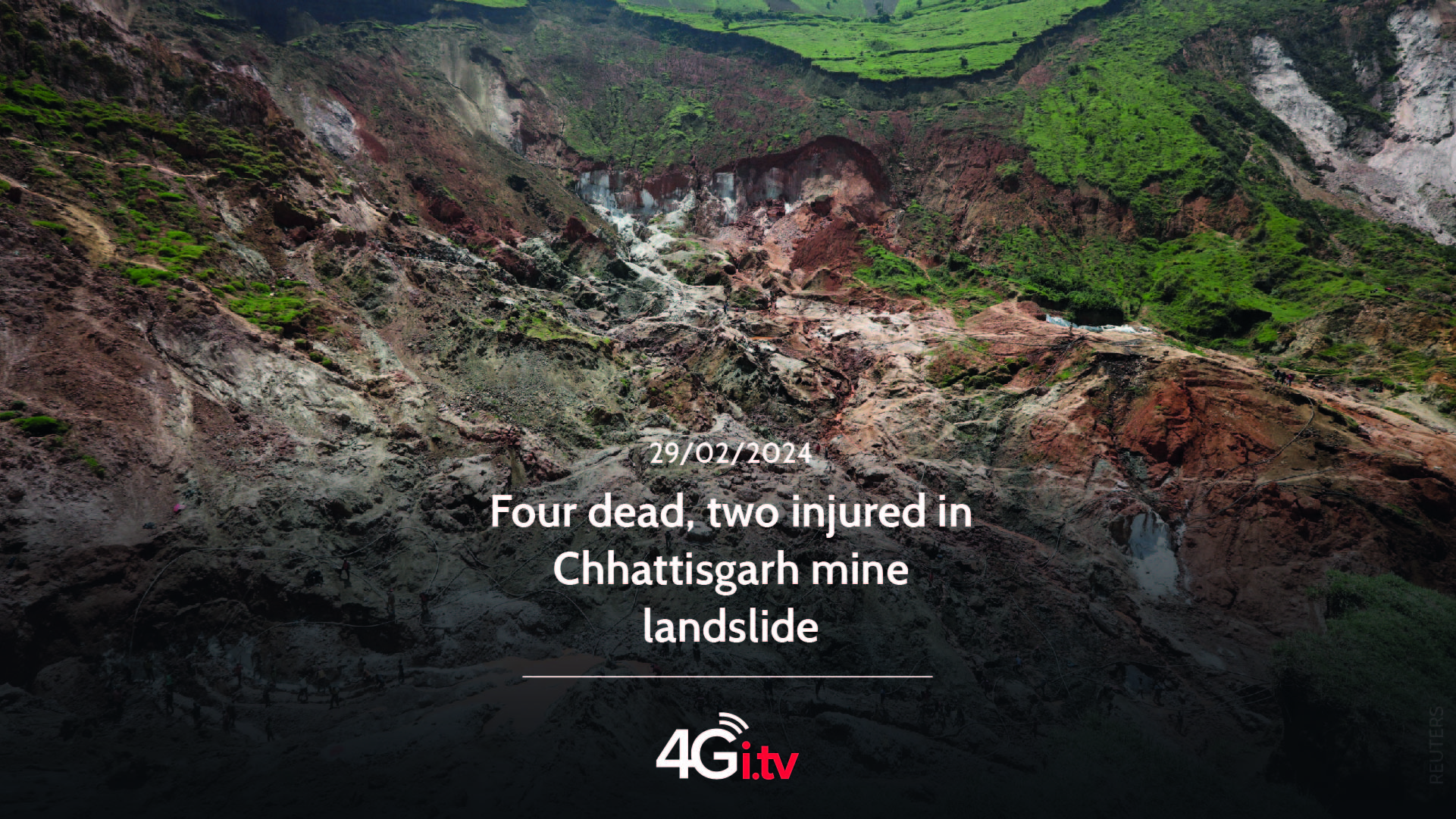 Lesen Sie mehr über den Artikel Four dead, two injured in Chhattisgarh mine landslide
