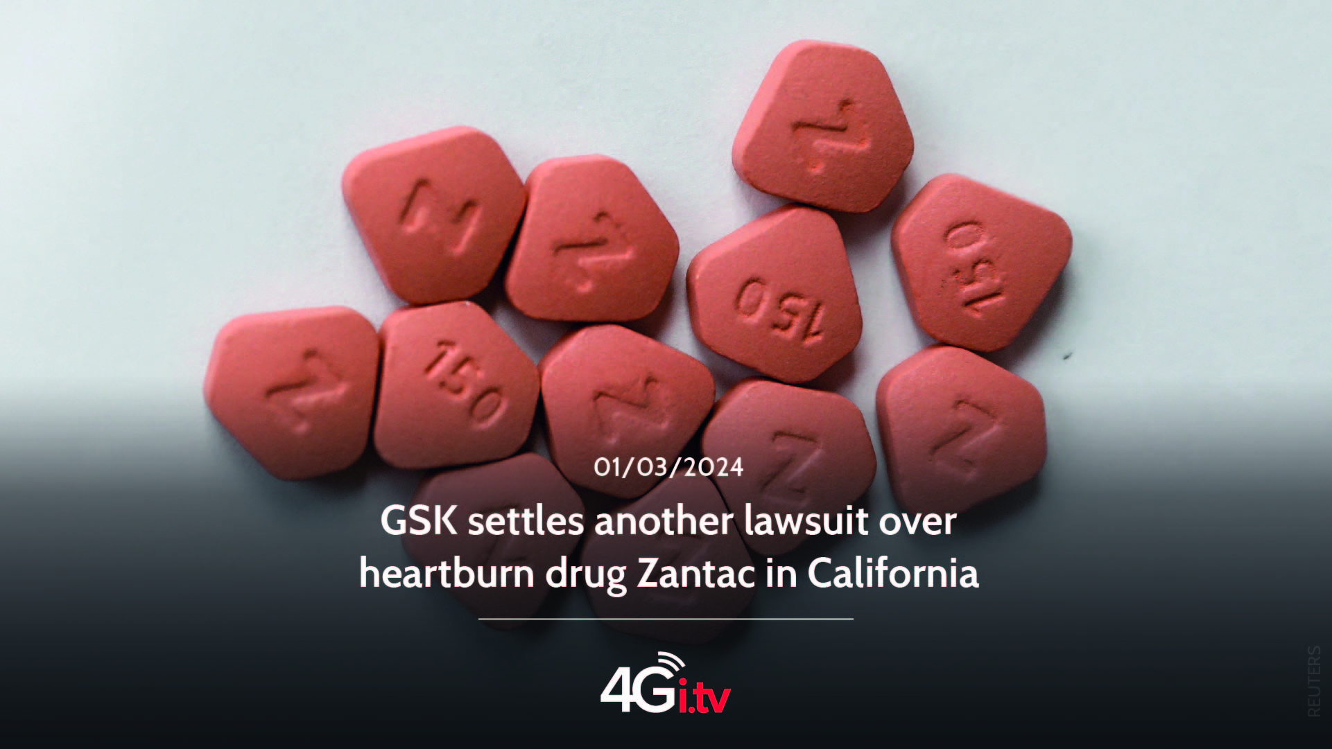 Read more about the article GSK settles another lawsuit over heartburn drug Zantac in California
