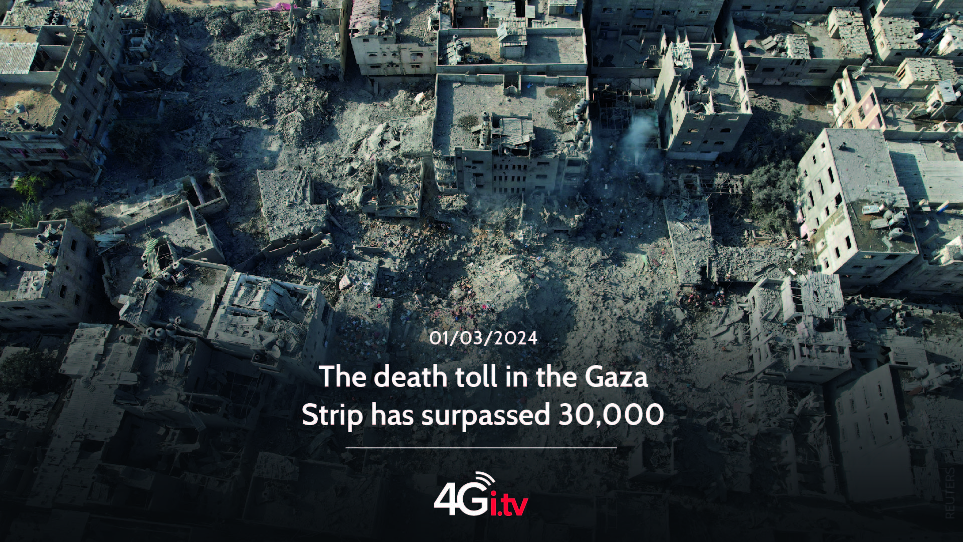 Read more about the article The death toll in the Gaza Strip has surpassed 30,000