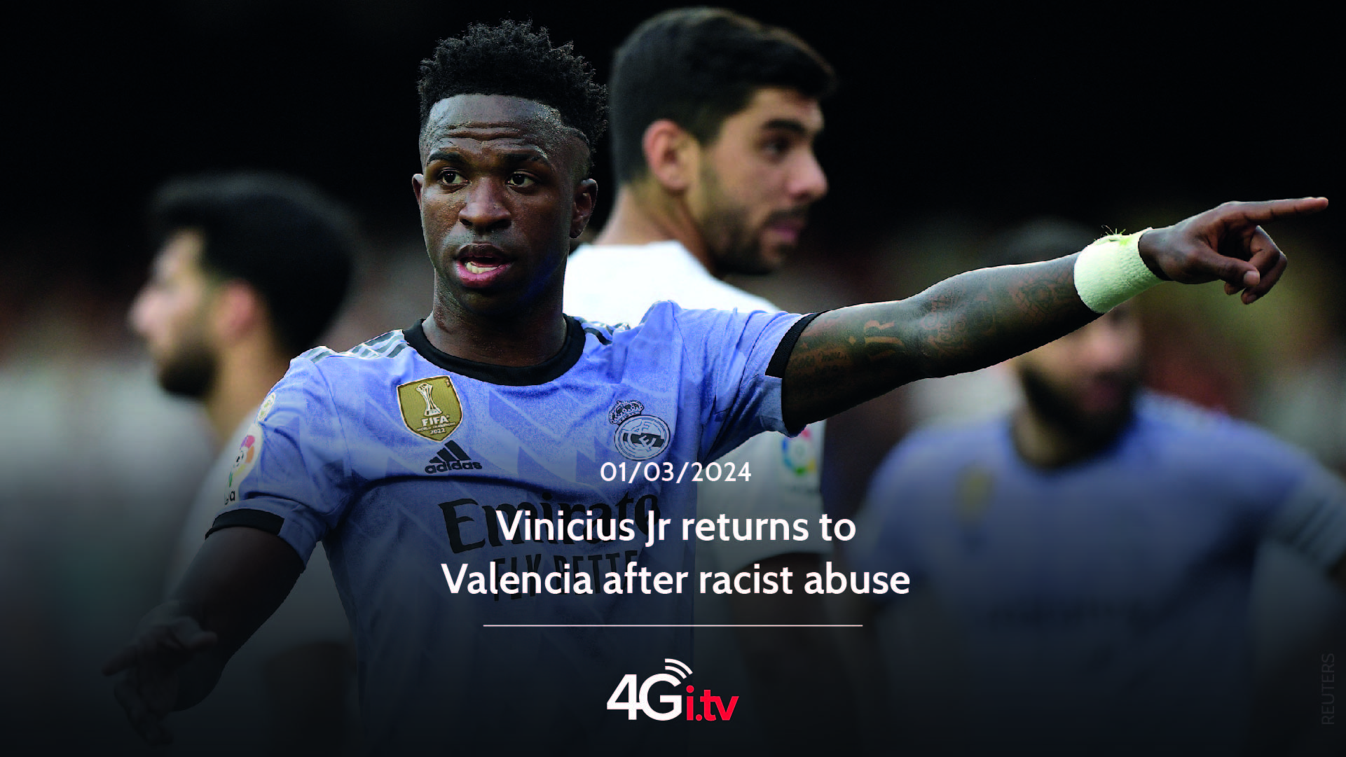 Подробнее о статье Vinicius Jr returns to Valencia after racist abuse