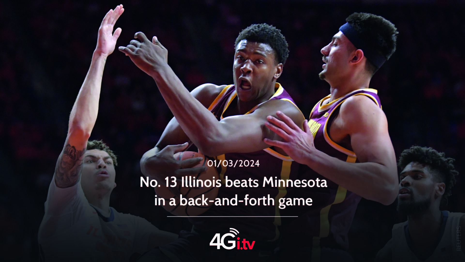 Read more about the article No. 13 Illinois beats Minnesota in a back-and-forth game 