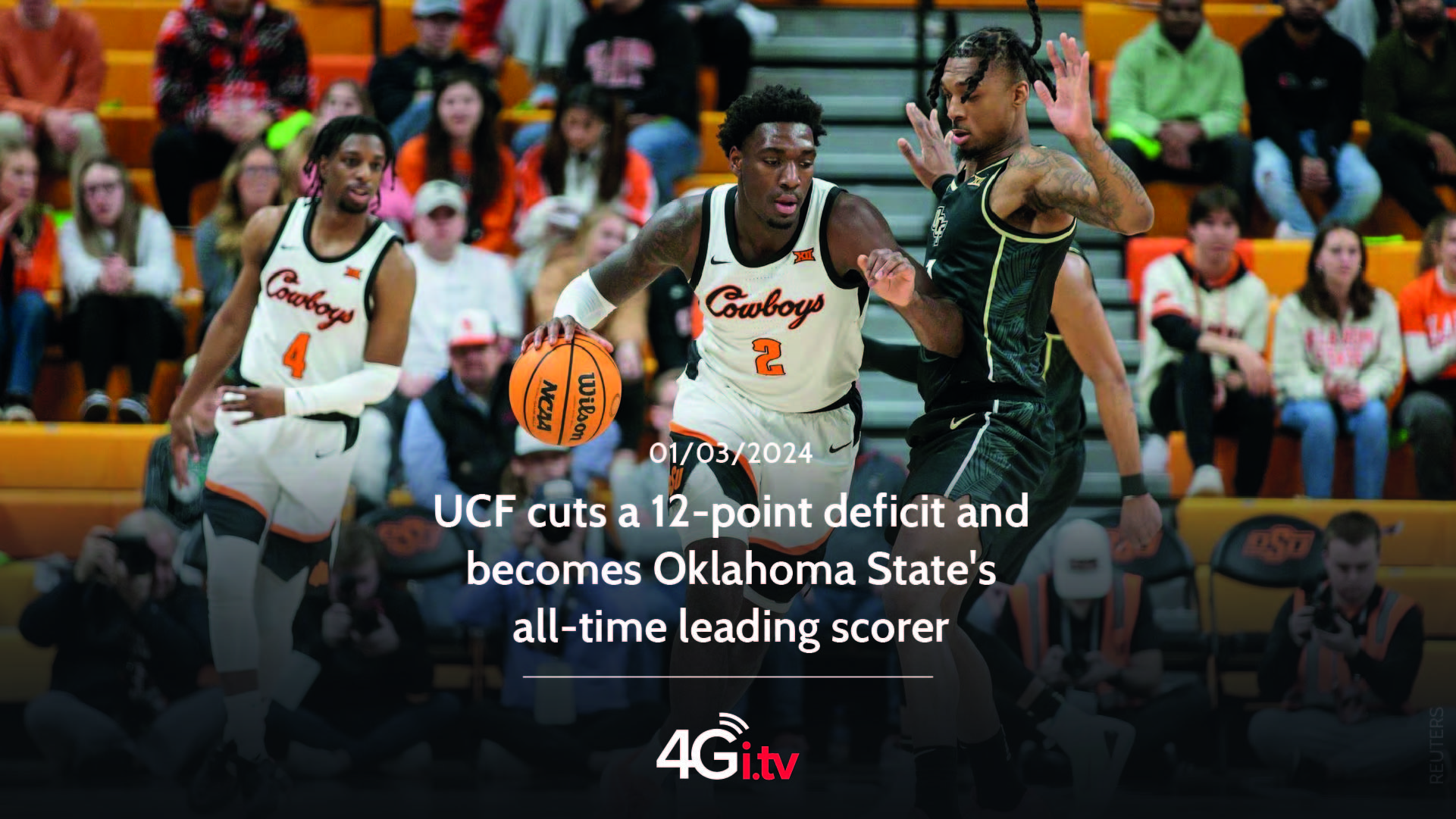 Read more about the article UCF cuts a 12-point deficit and becomes Oklahoma State’s all-time leading scorer