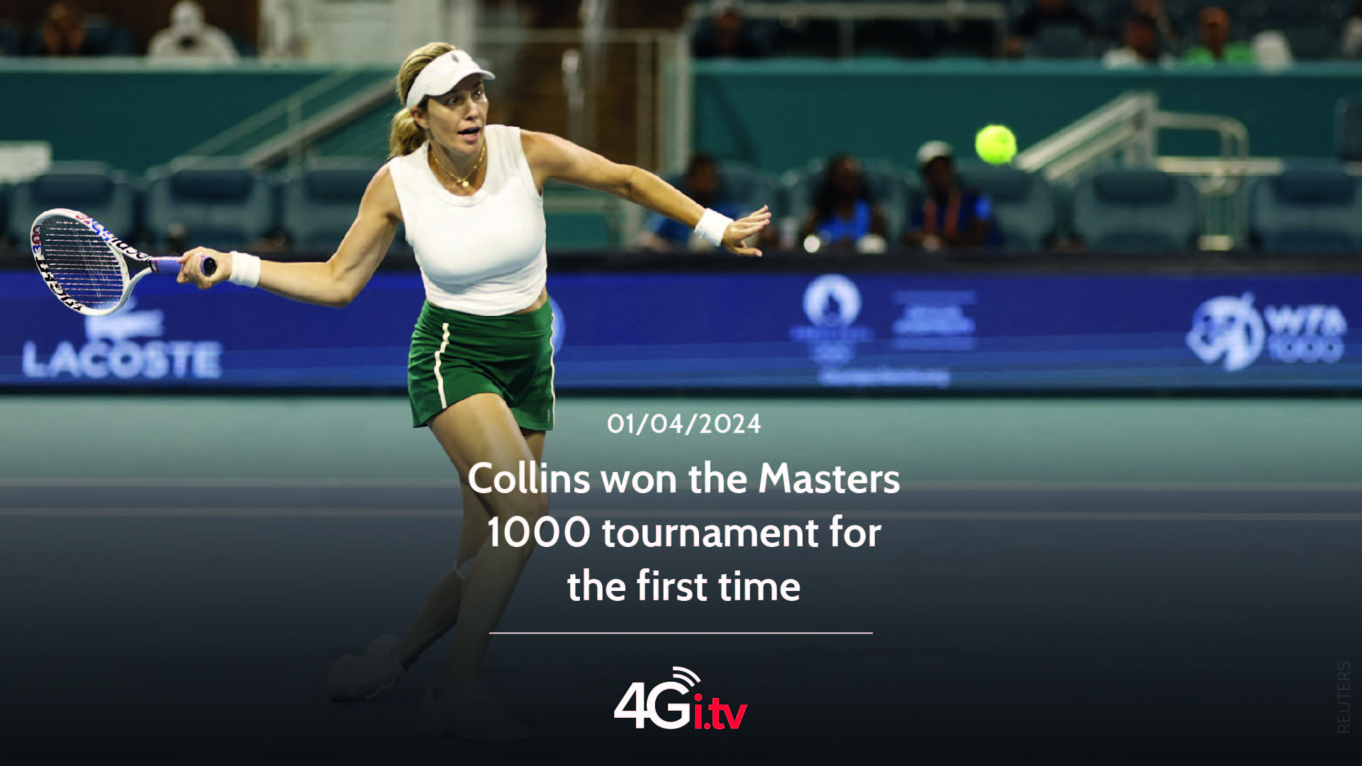 Read more about the article Collins won the Masters 1000 tournament for the first time