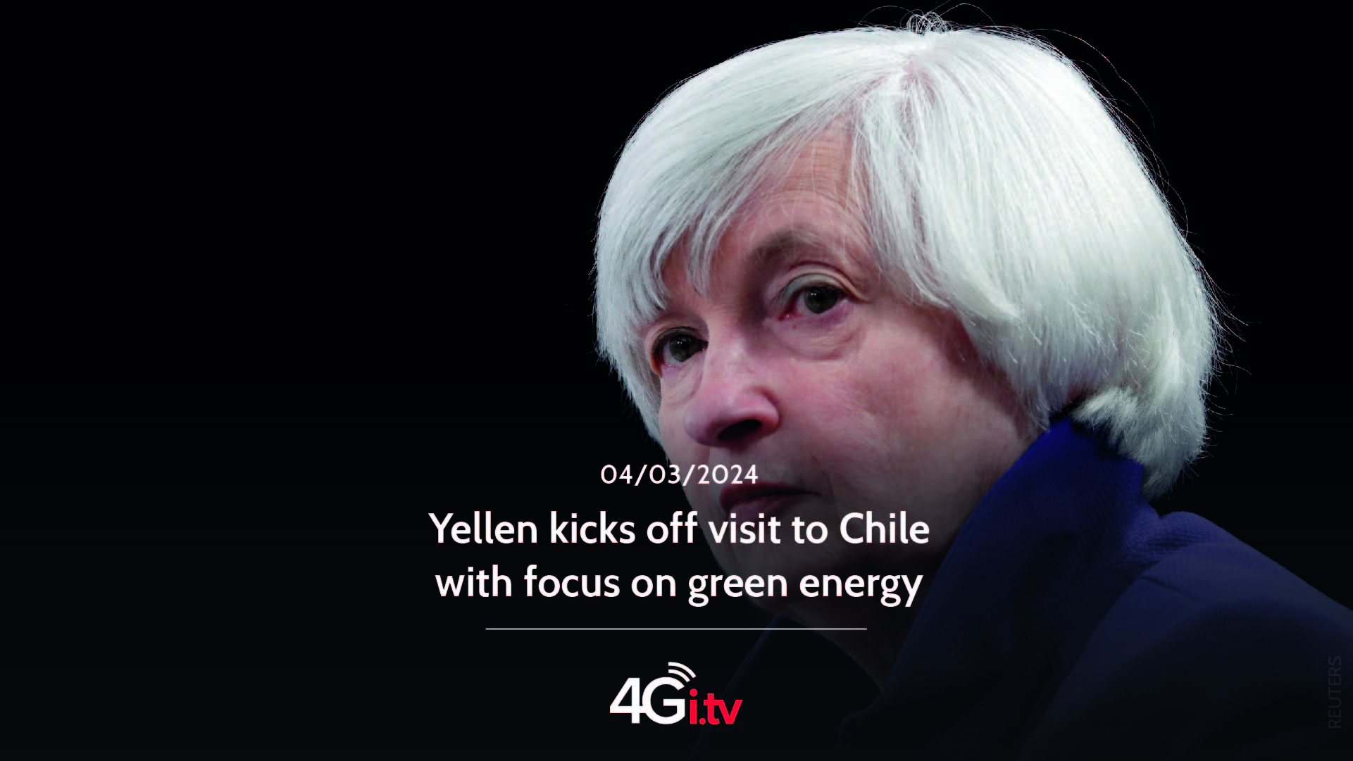 Lee más sobre el artículo Yellen kicks off visit to Chile with focus on green energy