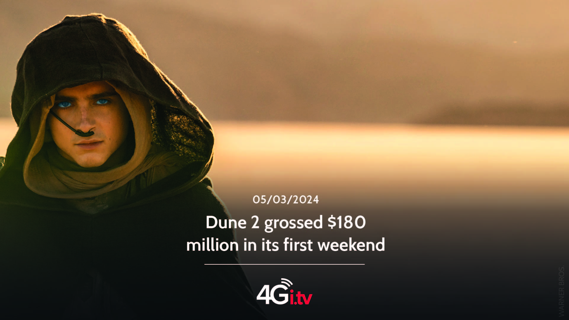 Read more about the article Dune 2 grossed $180 million in its first weekend