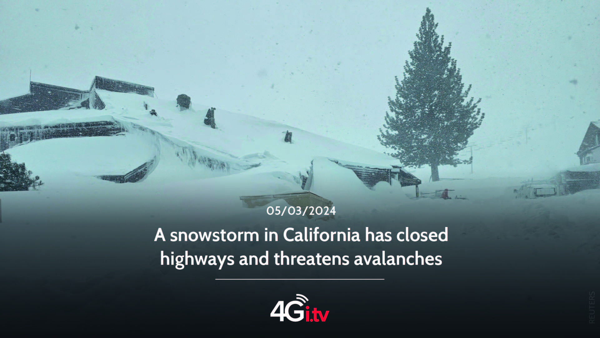 Подробнее о статье A snowstorm in California has closed highways and threatens avalanches