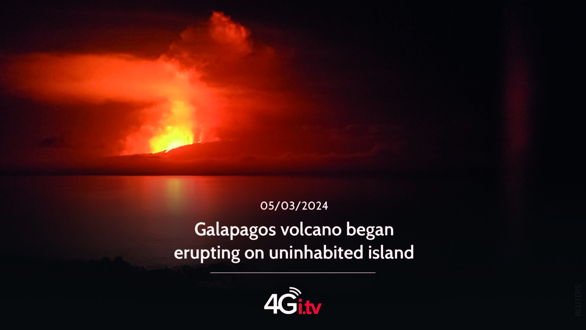 Подробнее о статье Galapagos volcano began erupting on uninhabited island